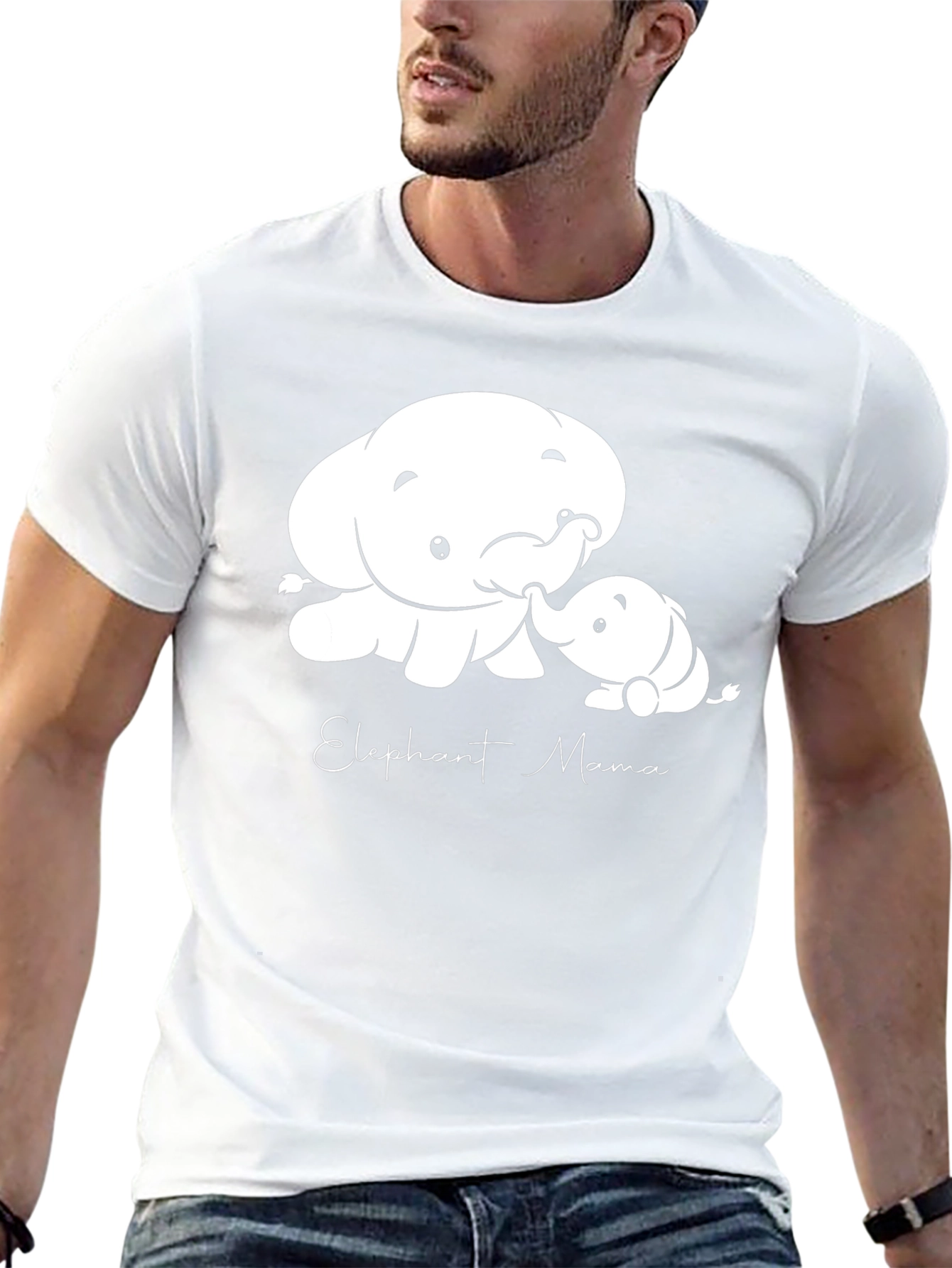 Elephant Mama Graphic T-Shirt