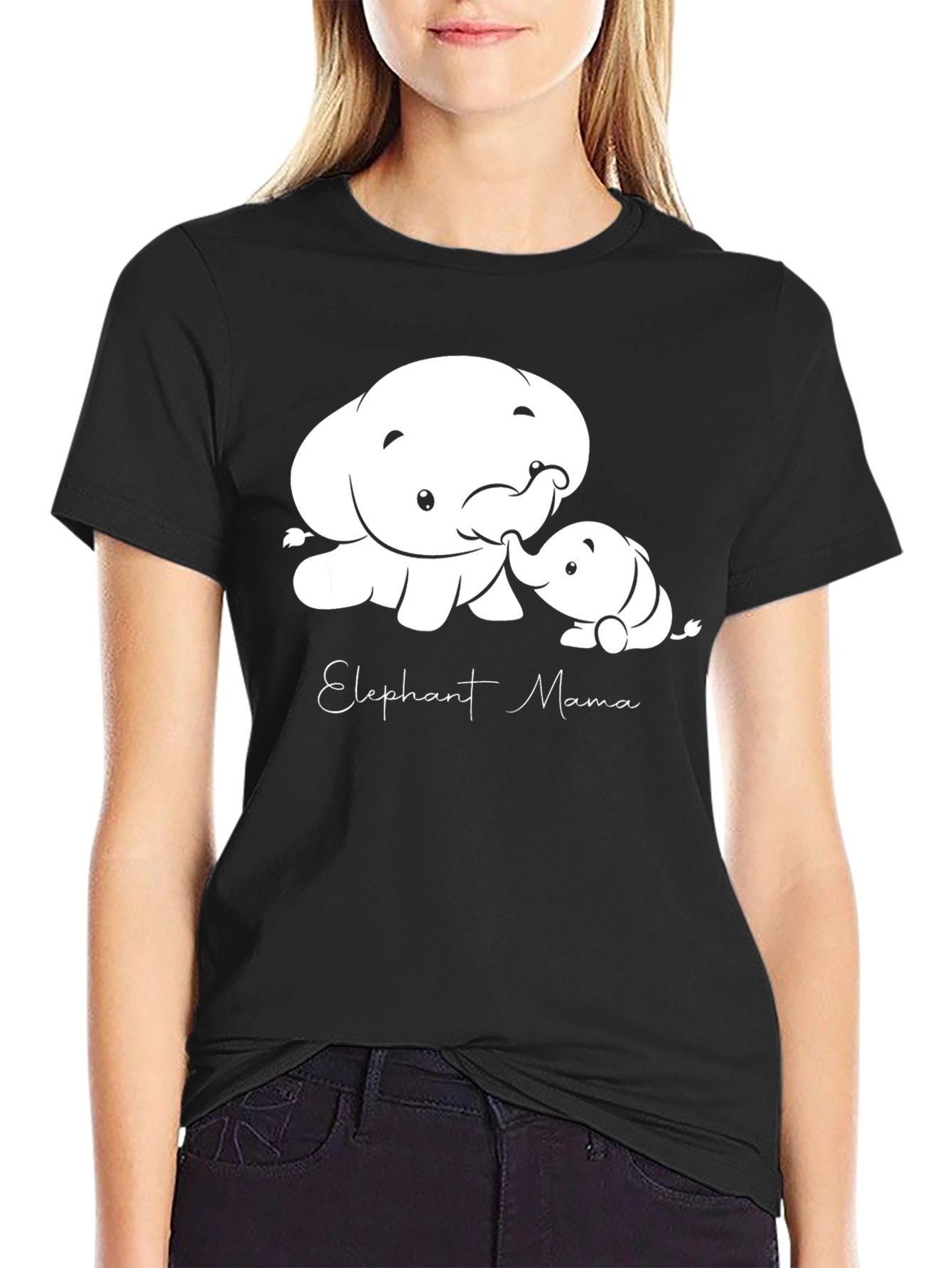 Elephant Mama Graphic T-Shirt