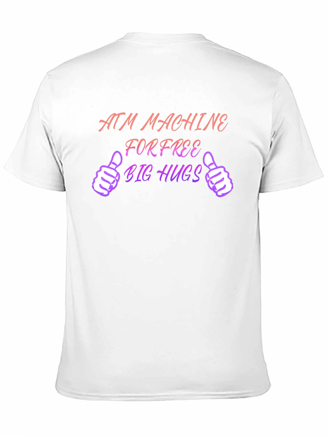 ATM Machine for Free Big Hugs Black T-Shirt