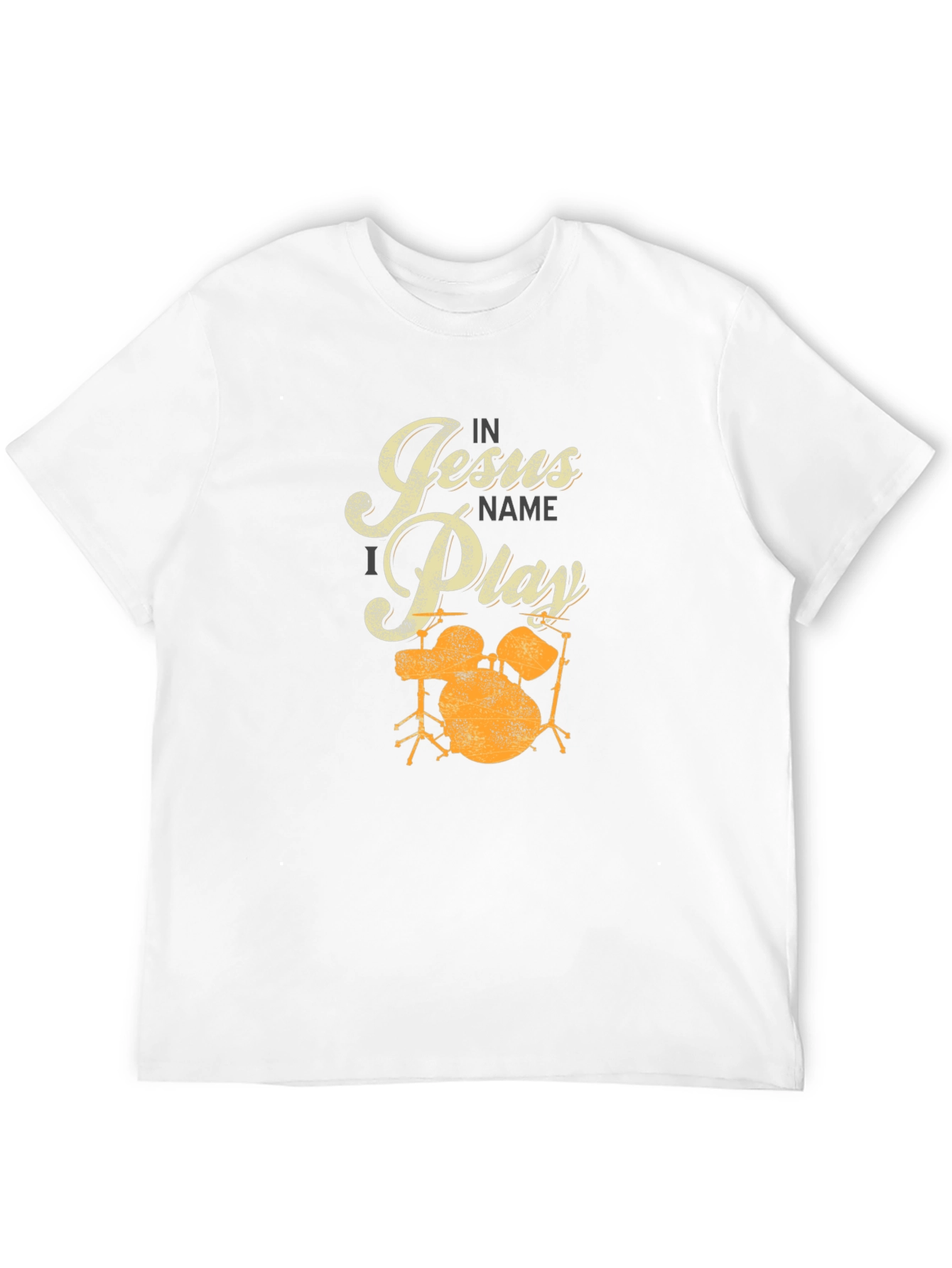 In Jesus Name I Play Drums T-Shirt