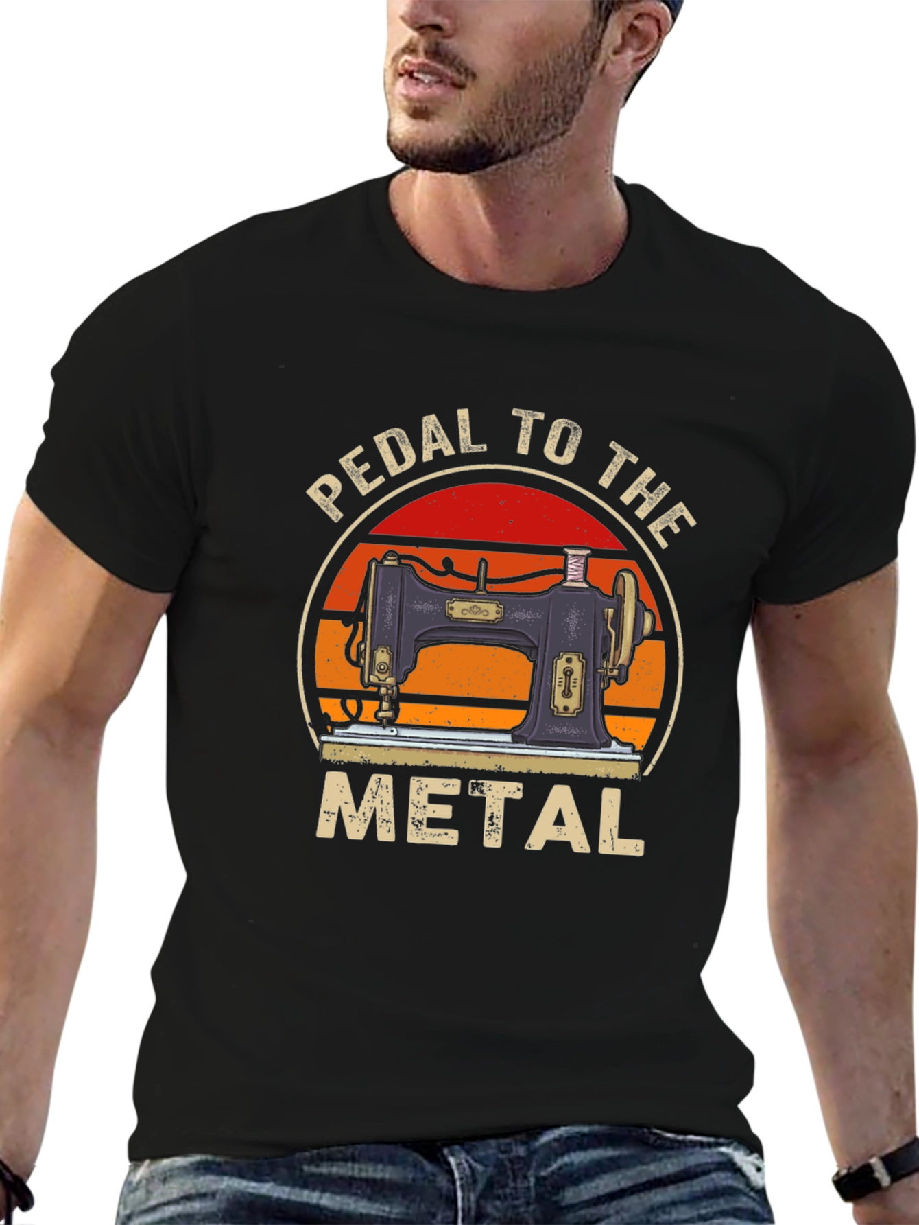 Pedal to the Metal Sewing Machine T-Shirt