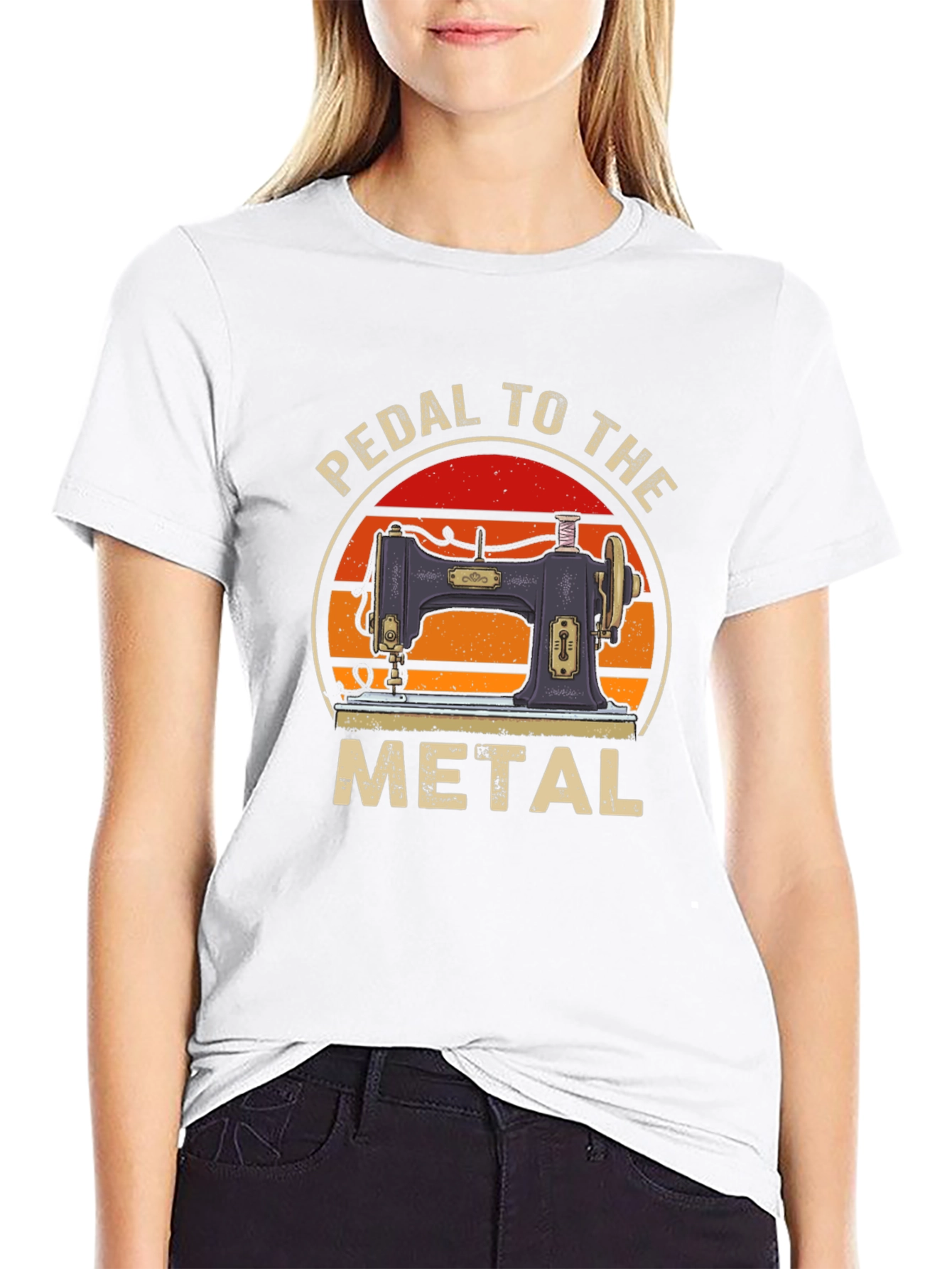 Pedal to the Metal Sewing Machine T-Shirt
