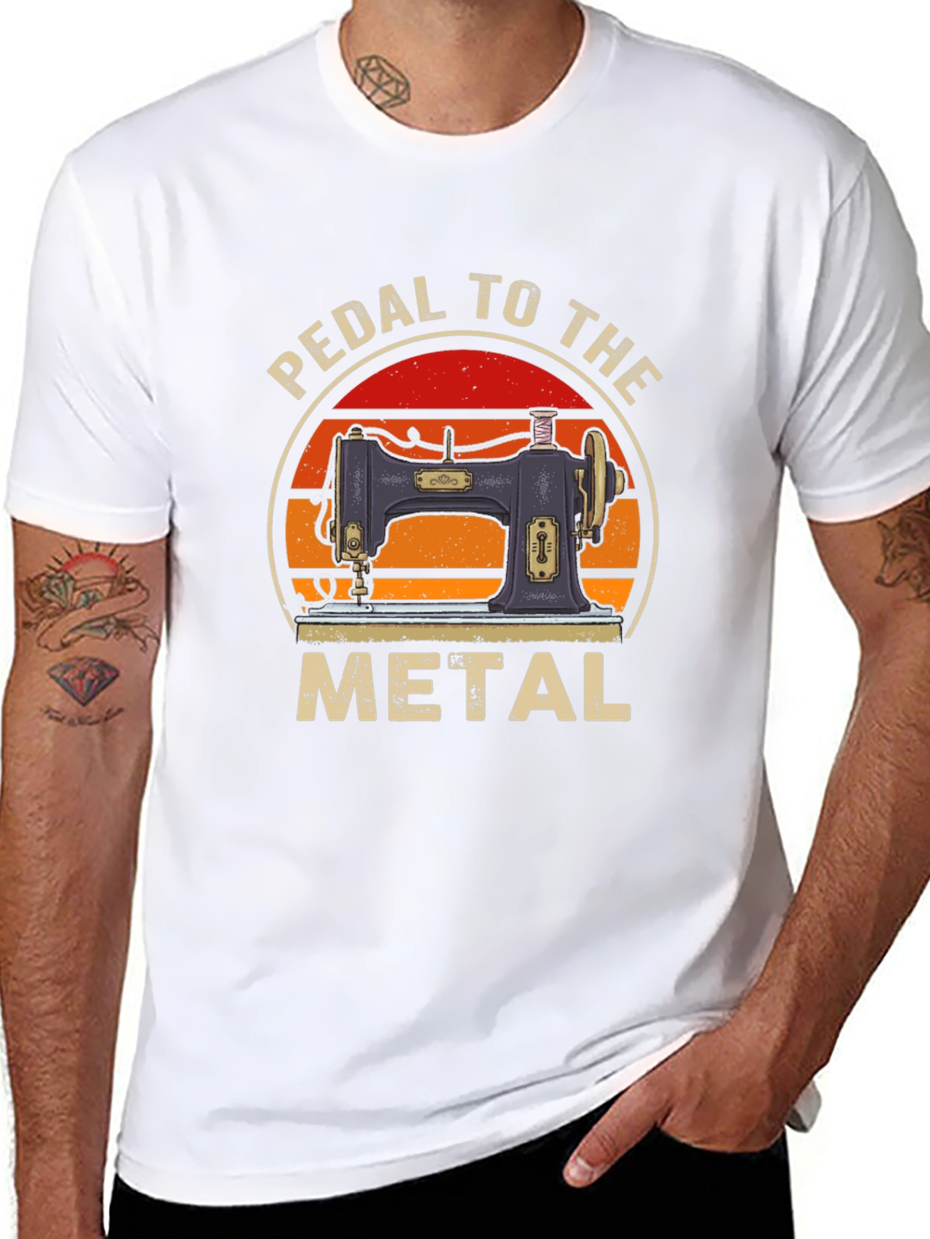 Pedal to the Metal Sewing Machine T-Shirt