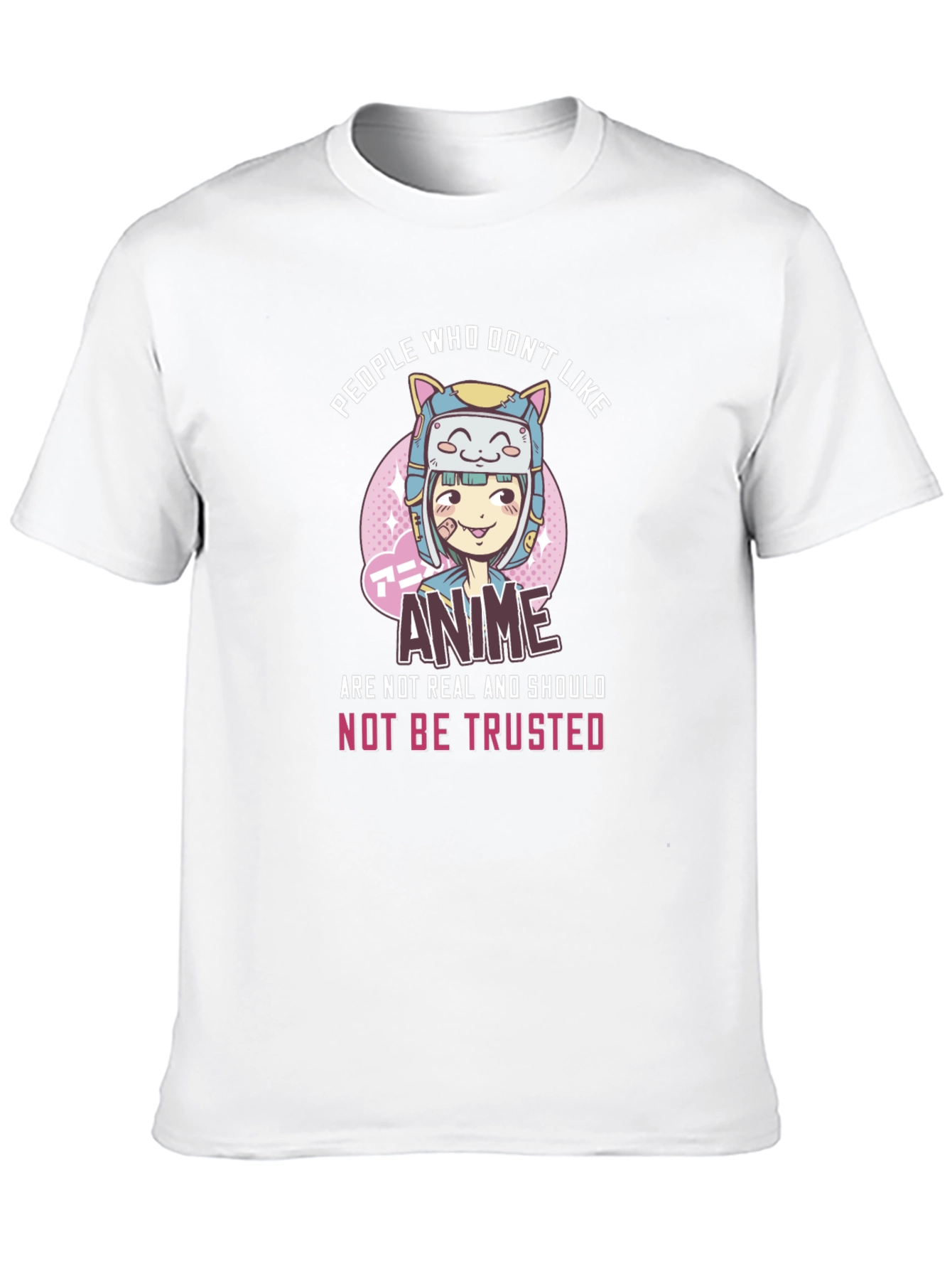 Anime Lover Graphic Tee - Trust No One!