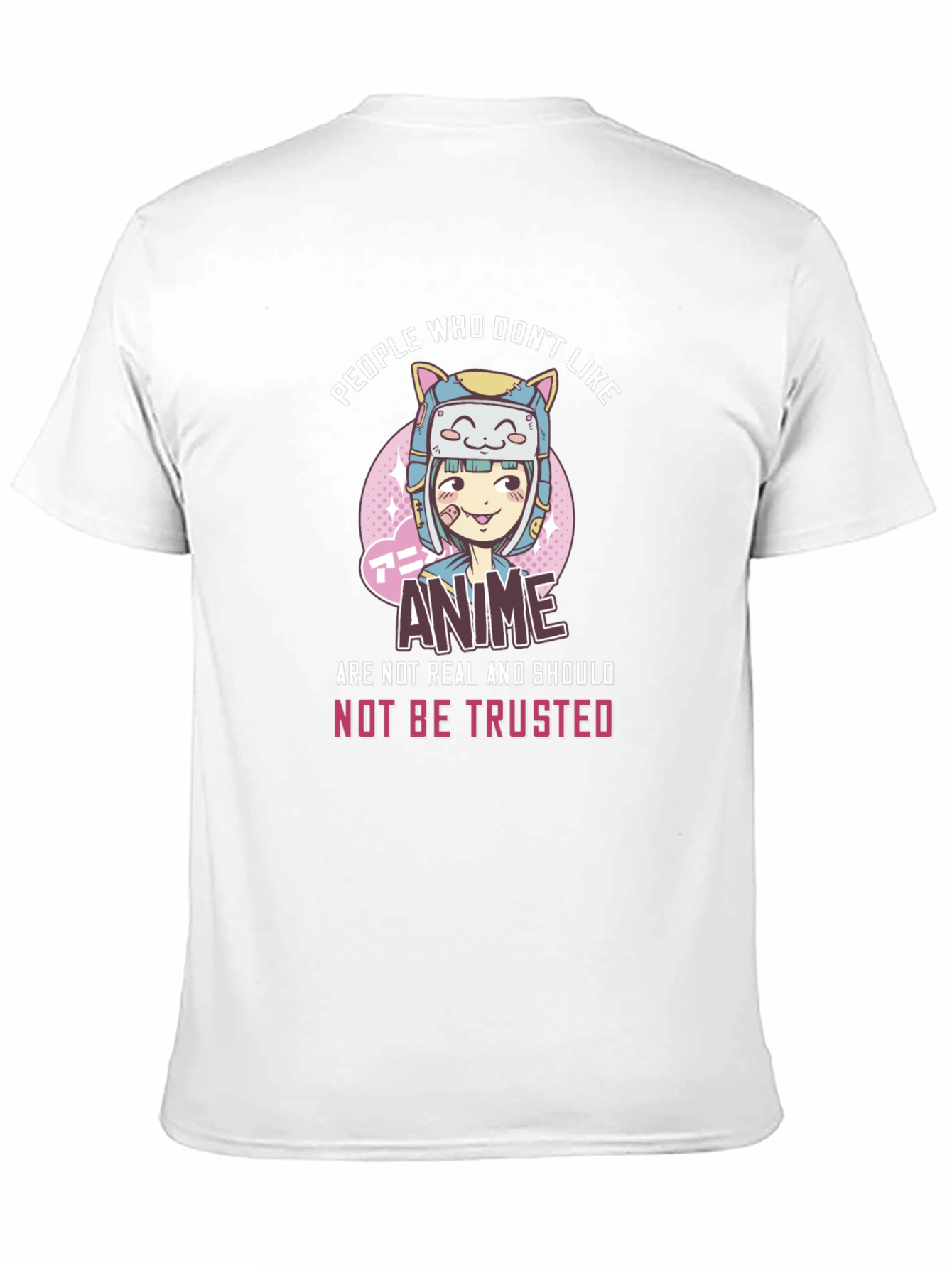 Anime Lover Graphic Tee - Trust No One!