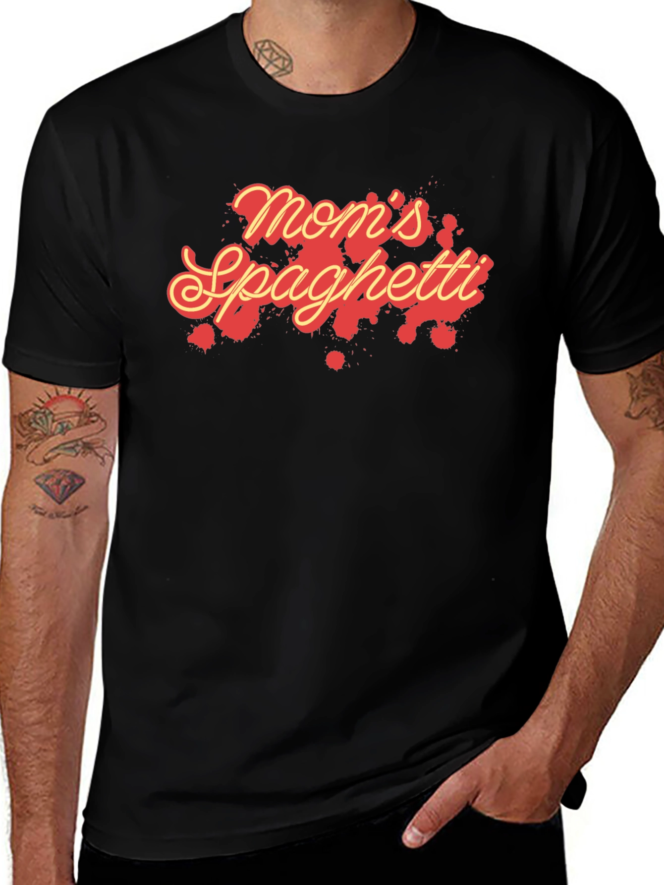 Moms Spaghetti Graphic T-Shirt - Unisex