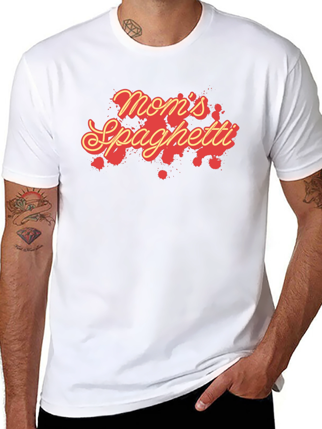 Moms Spaghetti Graphic T-Shirt - Unisex