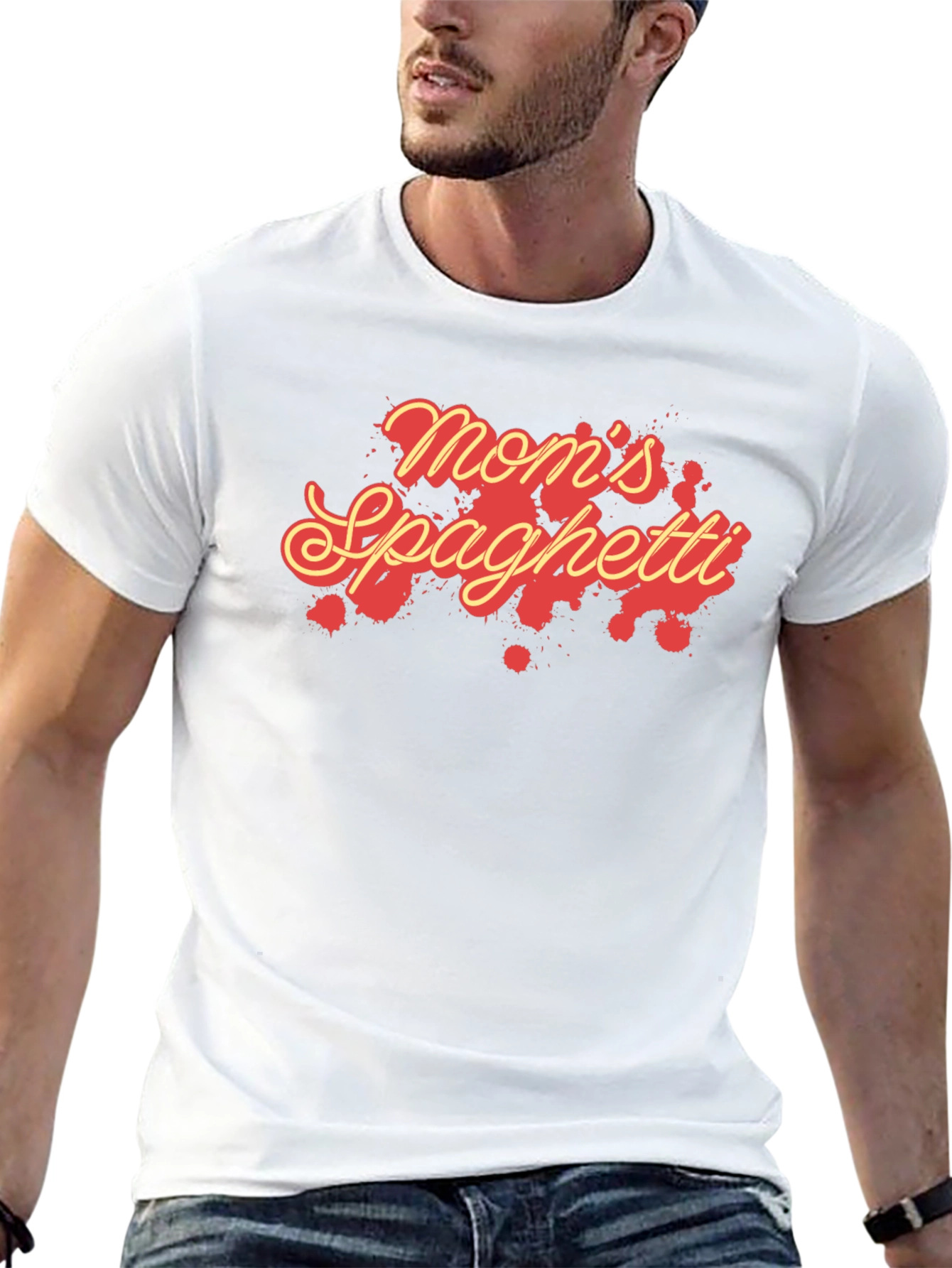 Moms Spaghetti Graphic T-Shirt - Unisex