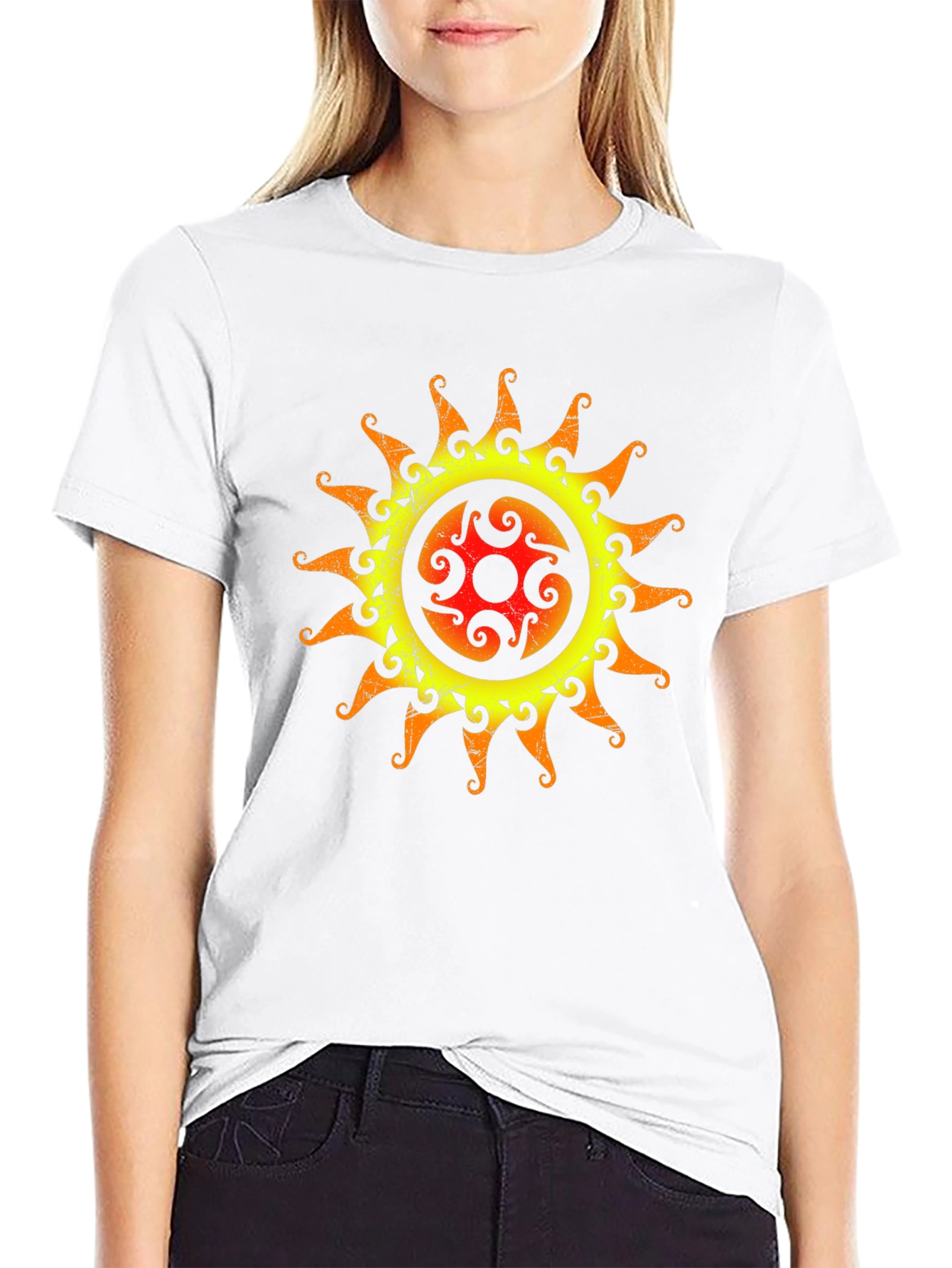 Sunburst Graphic Tee - Stylish & Unique