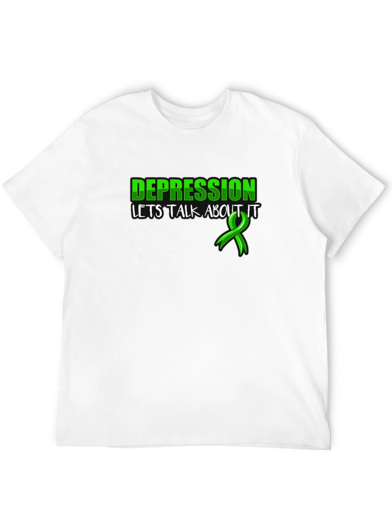 Depression Awareness T-Shirt: Lets Talk About It
