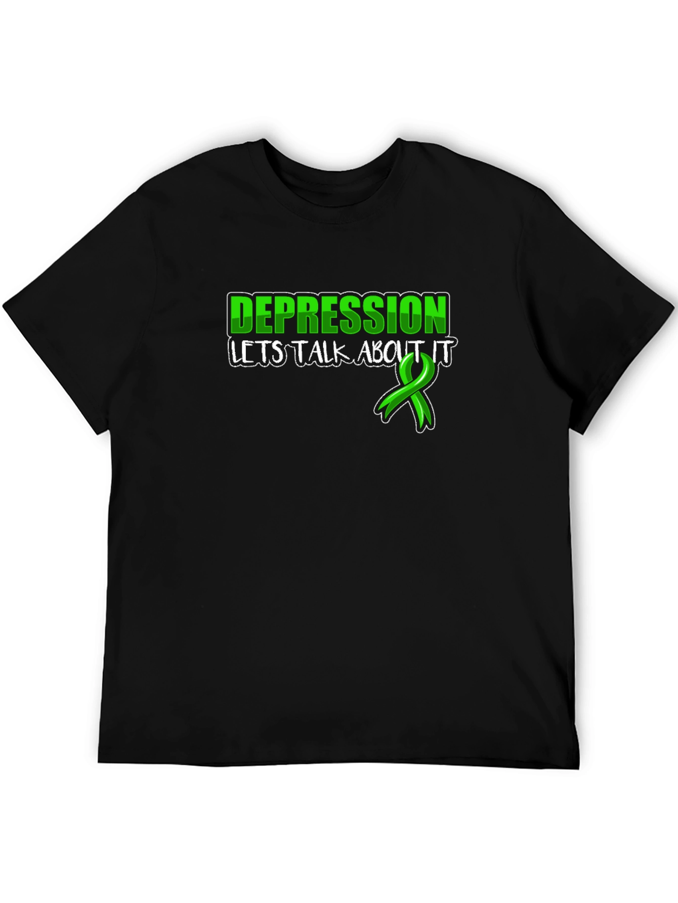 Depression Awareness T-Shirt: Lets Talk About It
