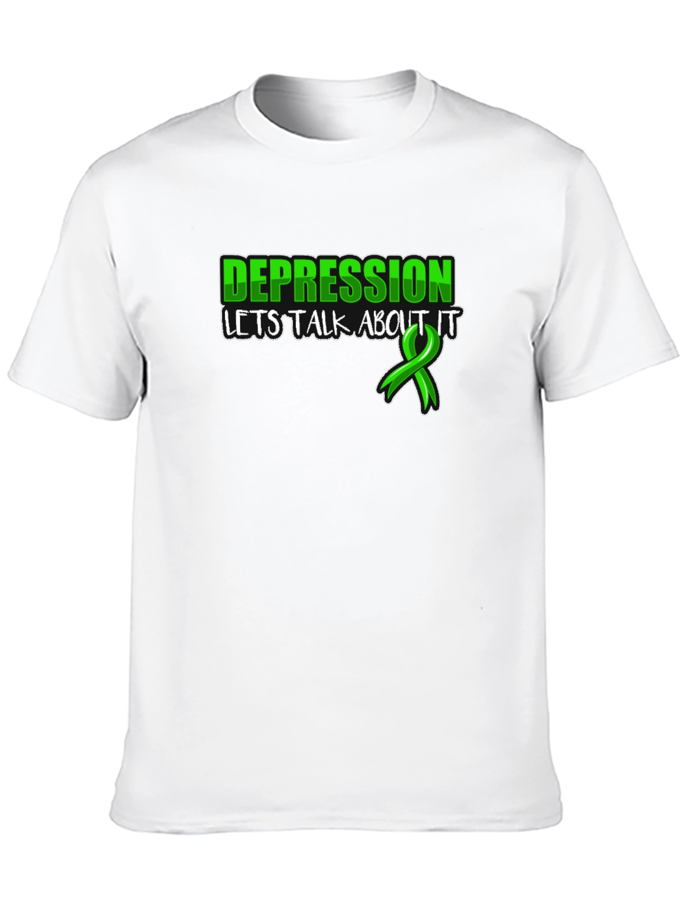 Depression Awareness T-Shirt: Lets Talk About It