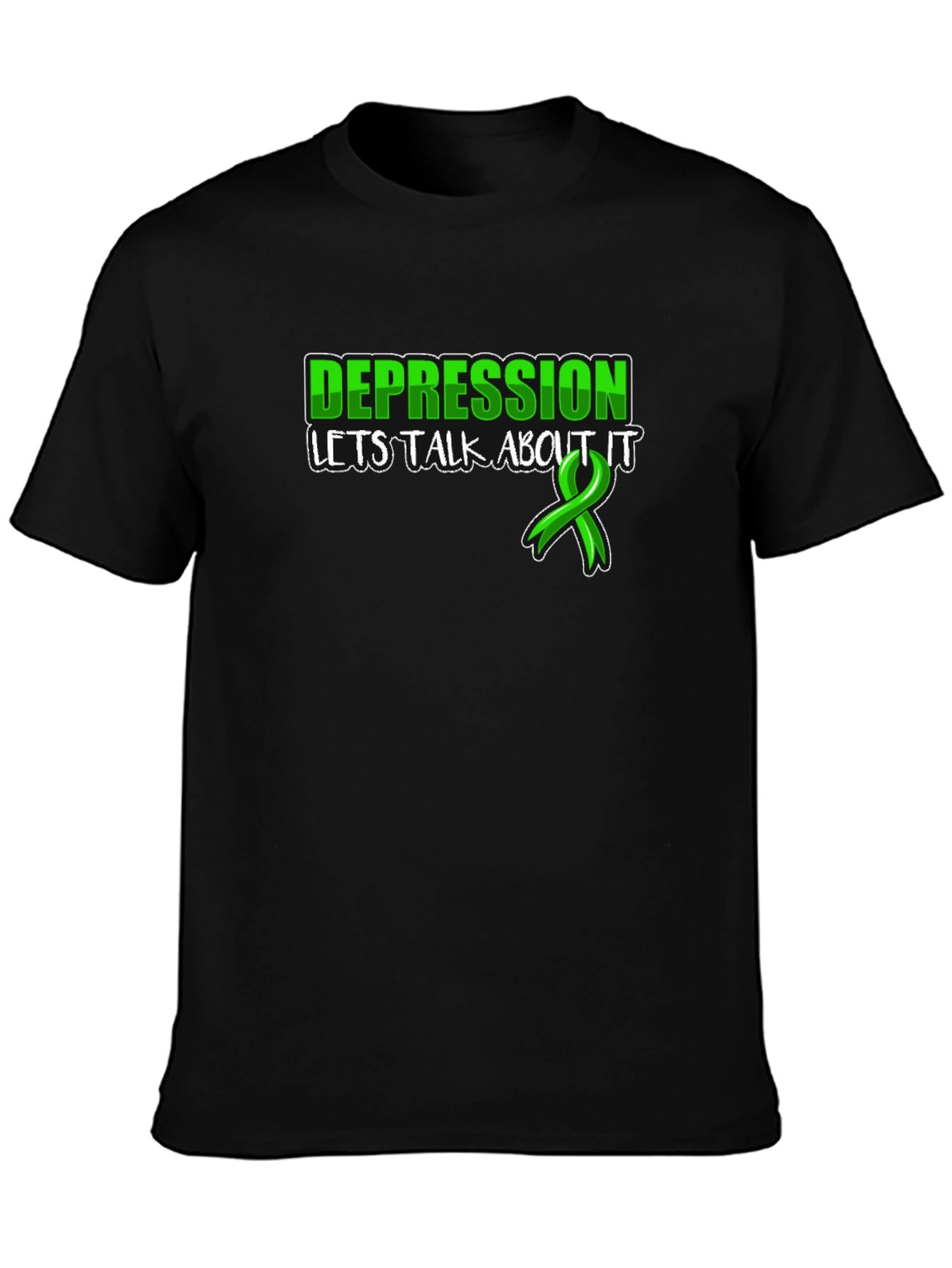 Depression Awareness T-Shirt: Lets Talk About It