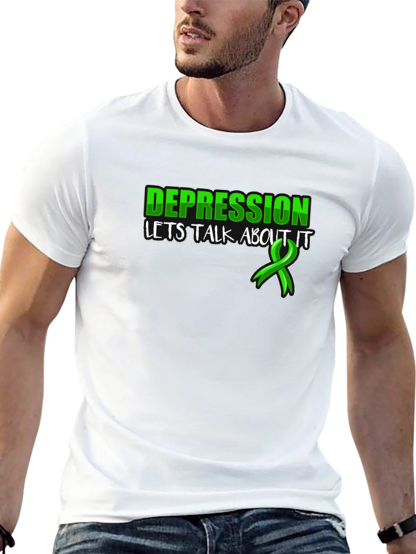 Depression Awareness T-Shirt: Lets Talk About It