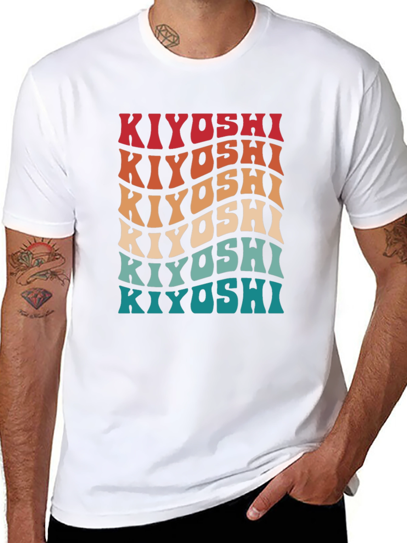 Retro Kiyoshi Black Graphic Tee