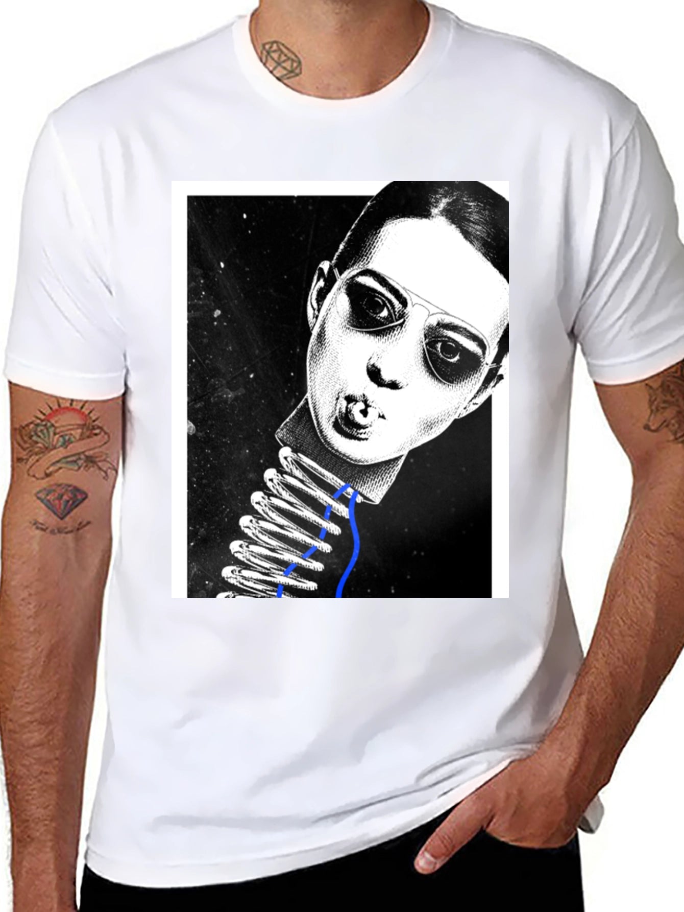 Abstract Graphic Tee