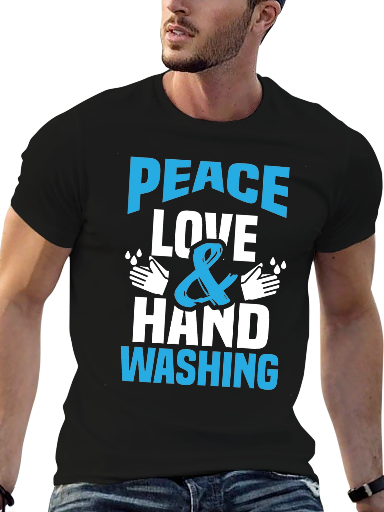 Peace Love Hand Washing T-Shirt