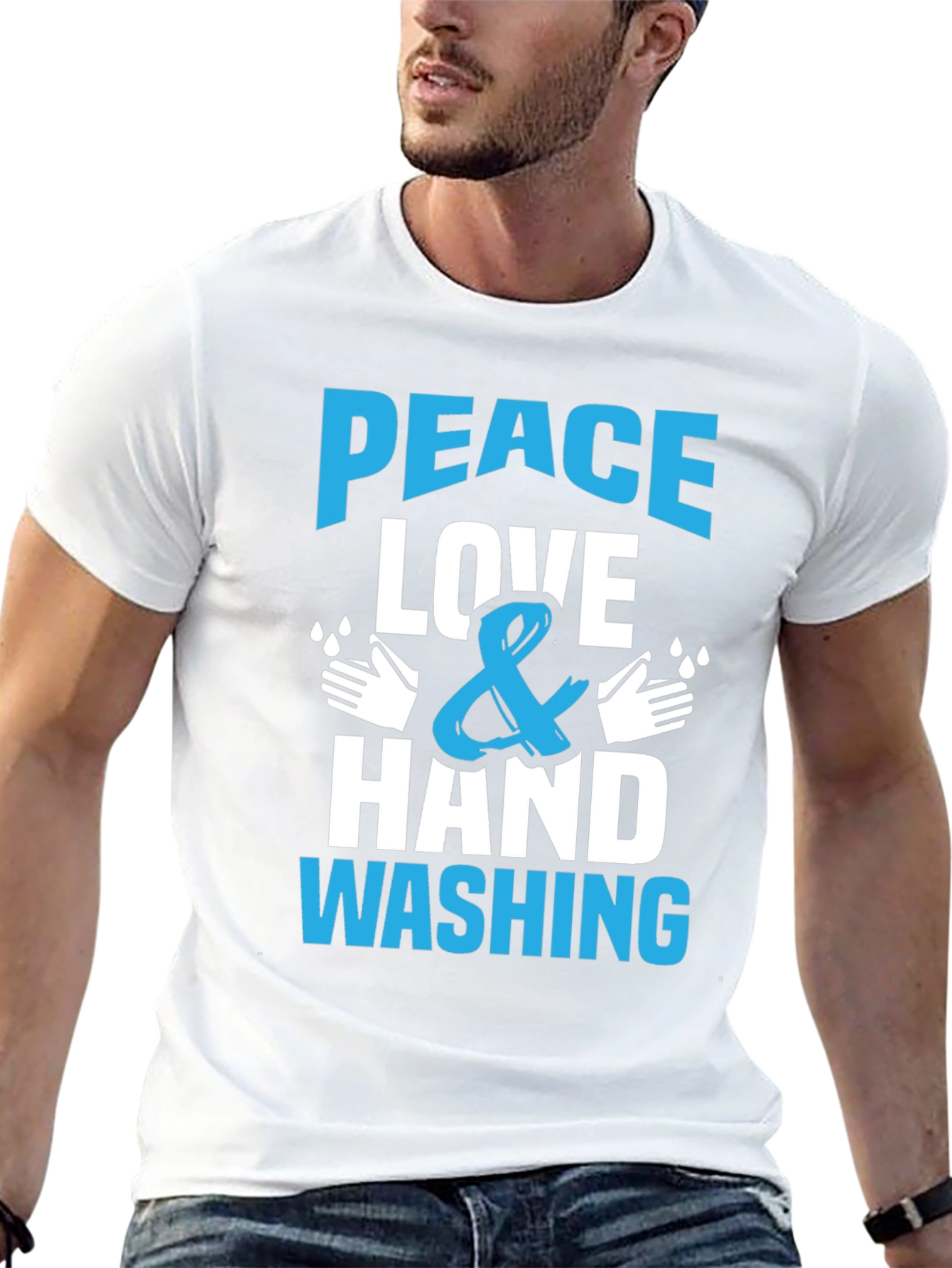 Peace Love Hand Washing T-Shirt