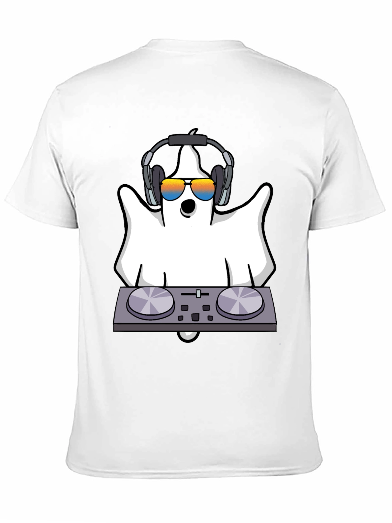 DJ Ghost Graphic Tee - Halloween Spooky Season