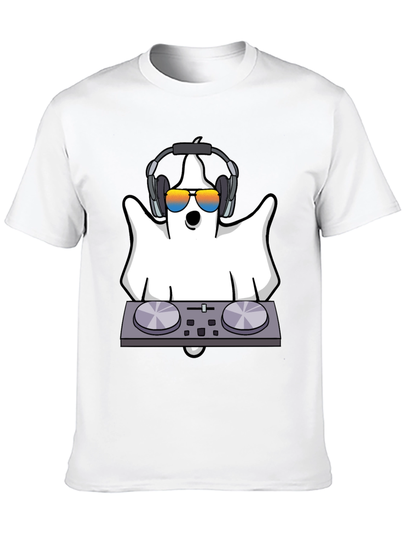 DJ Ghost Graphic Tee - Halloween Spooky Season