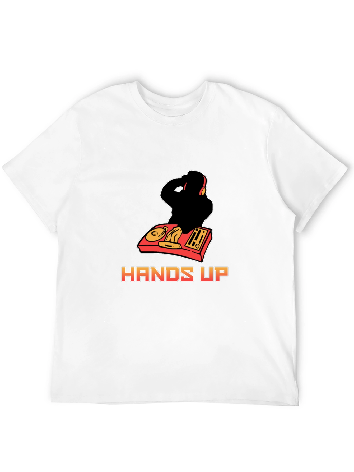 DJ Hands Up Graphic Tee - Black