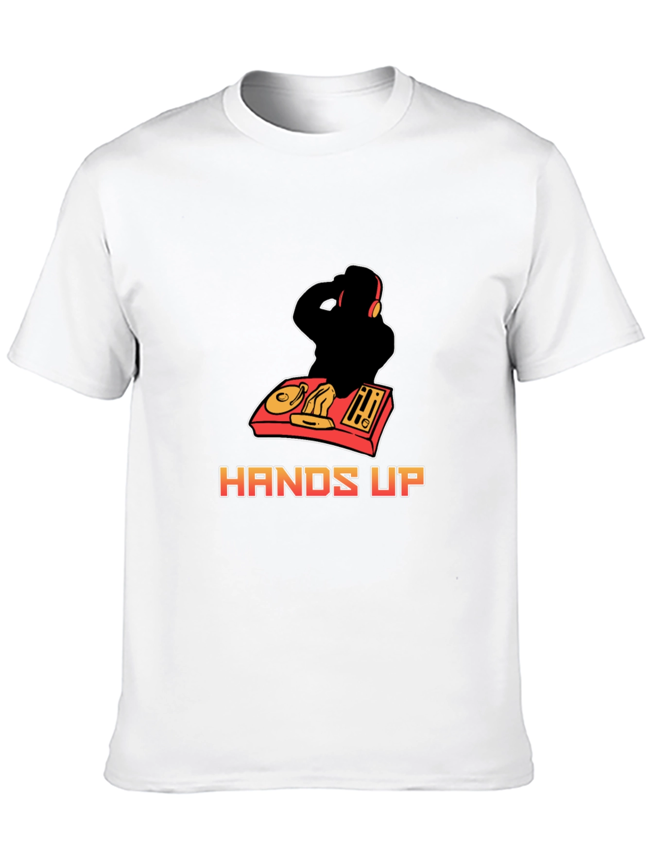 DJ Hands Up Graphic Tee - Black
