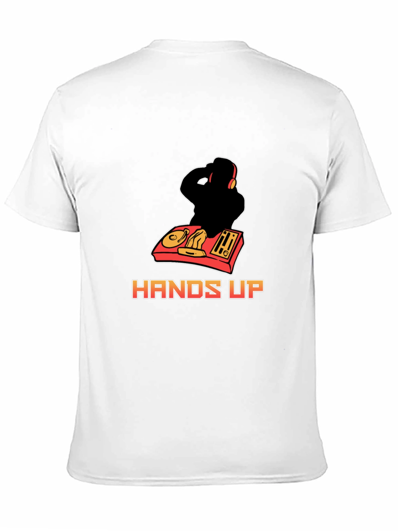 DJ Hands Up Graphic Tee - Black
