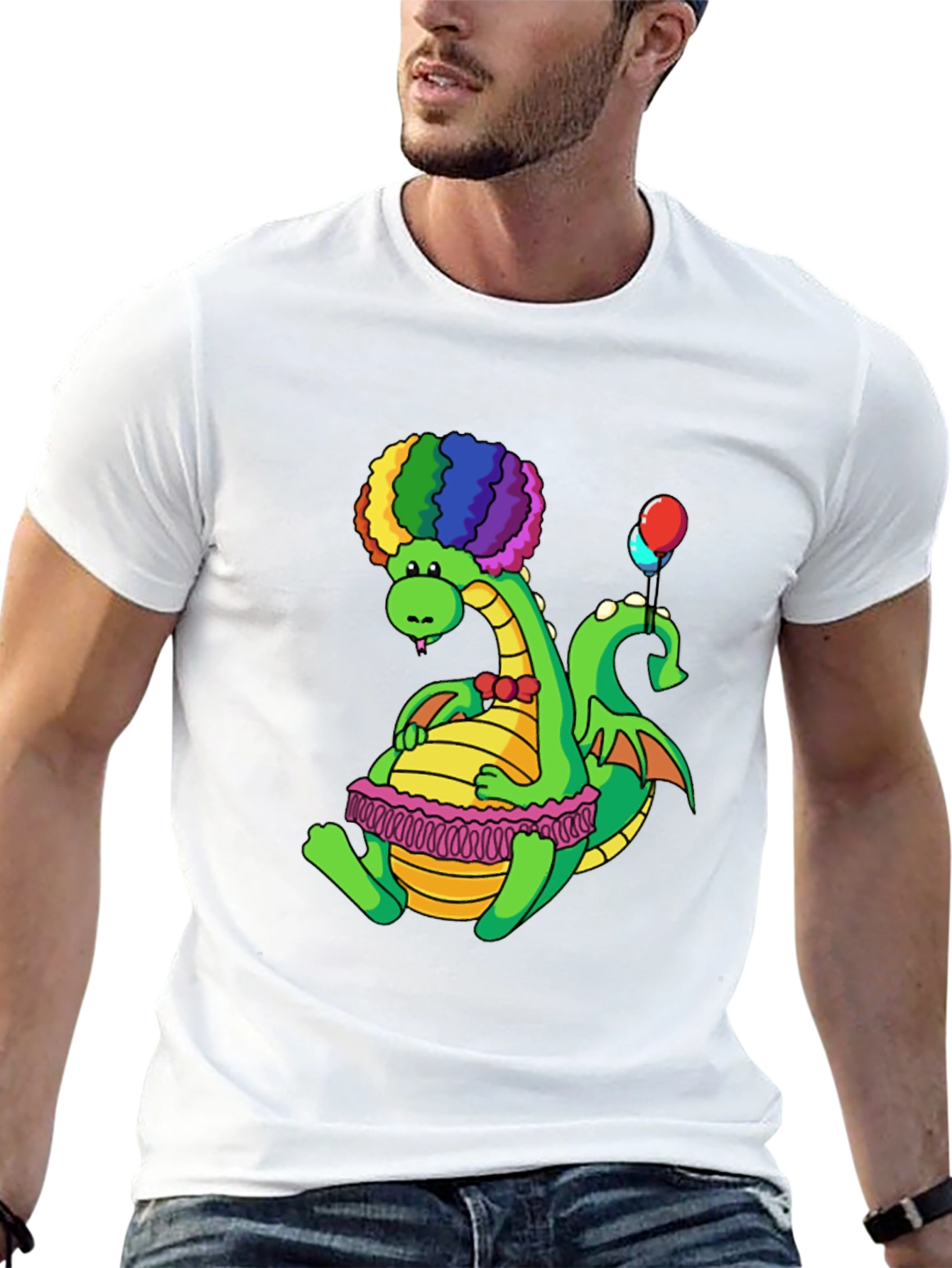 Dragon Wearing Tutu T-Shirt