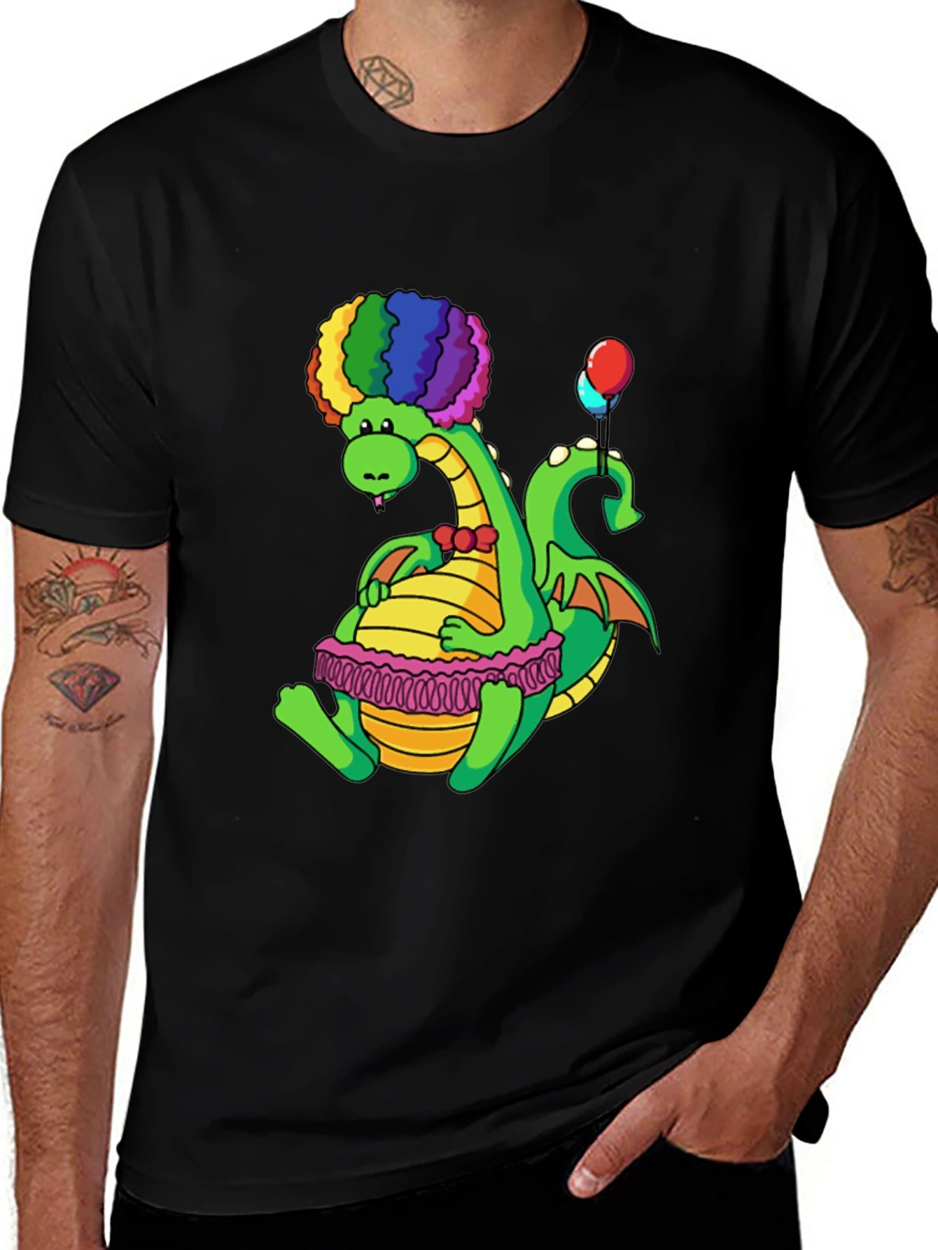 Dragon Wearing Tutu T-Shirt