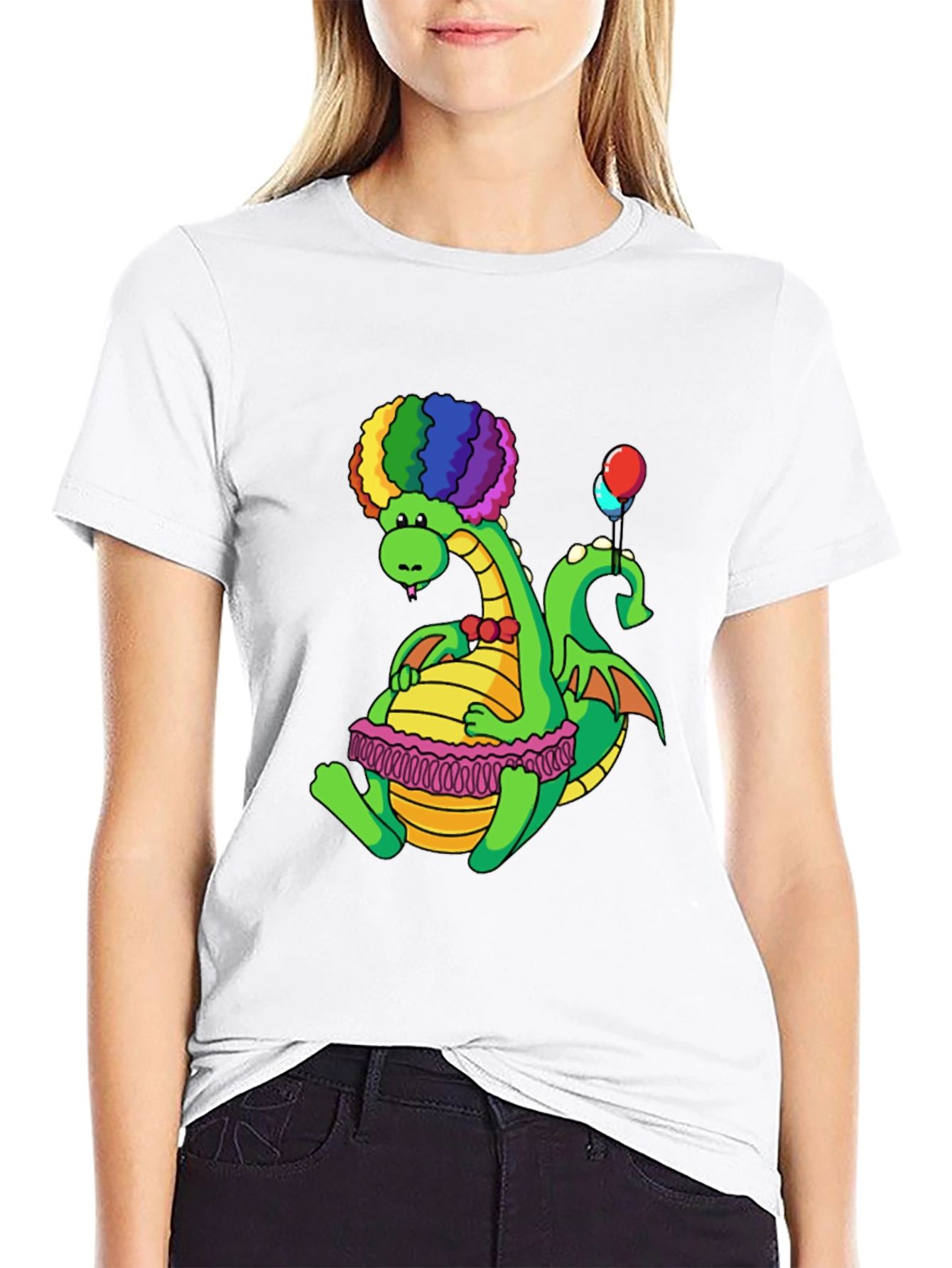 Dragon Wearing Tutu T-Shirt
