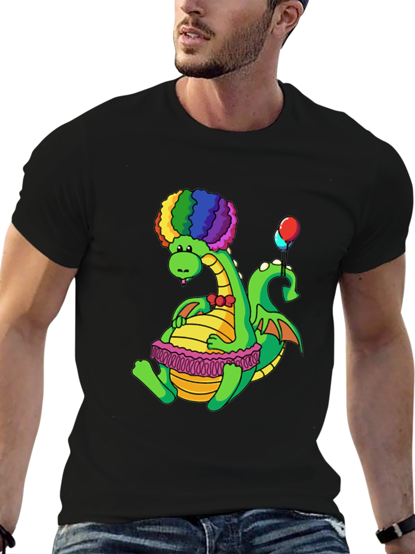 Dragon Wearing Tutu T-Shirt