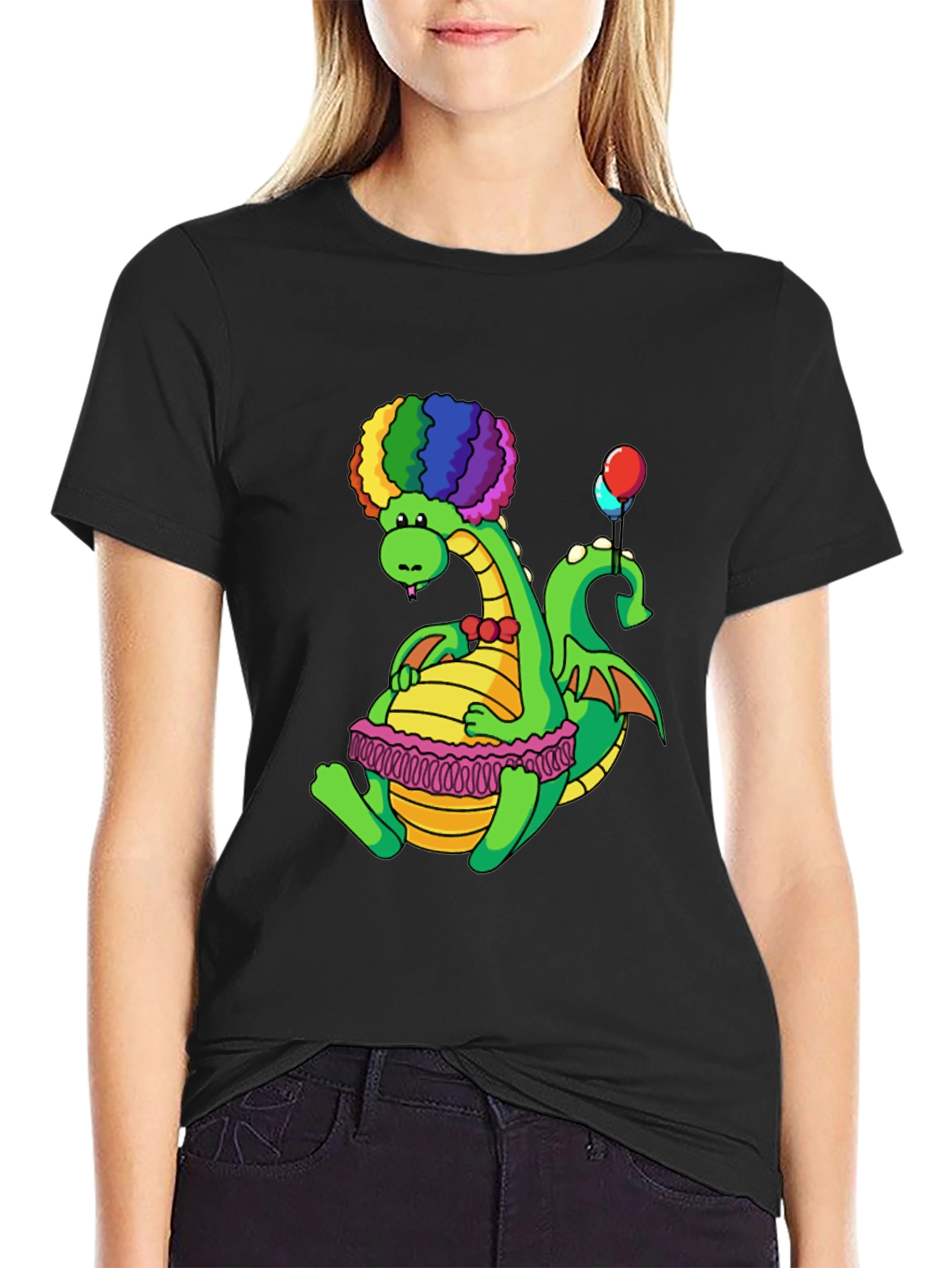 Dragon Wearing Tutu T-Shirt