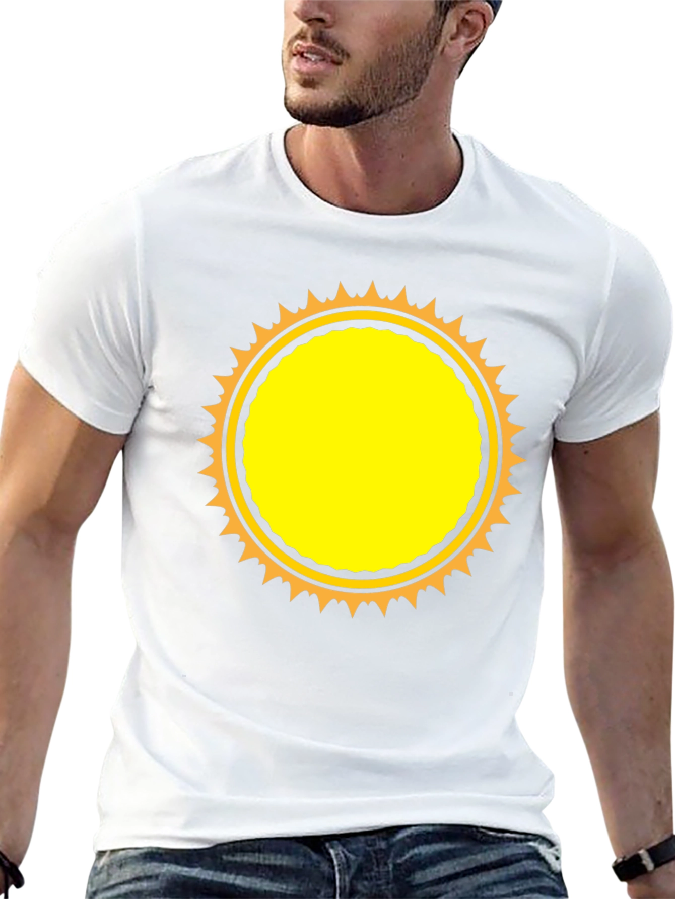 Sun Graphic Black T-Shirt
