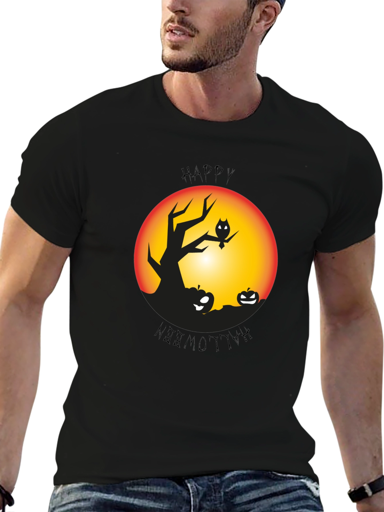Halloween Graphic Tee - Spooky Season Shirt