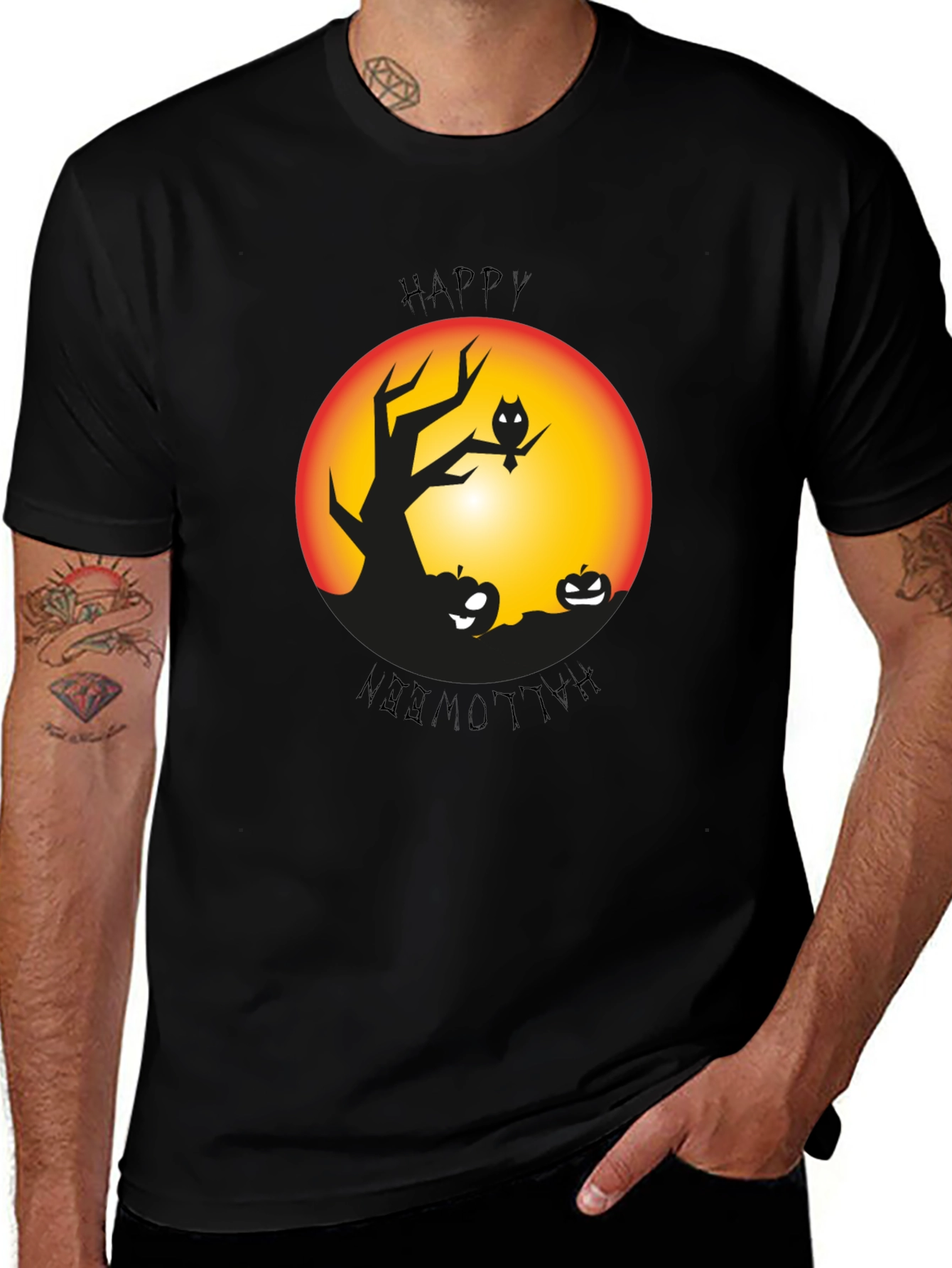 Halloween Graphic Tee - Spooky Season Shirt