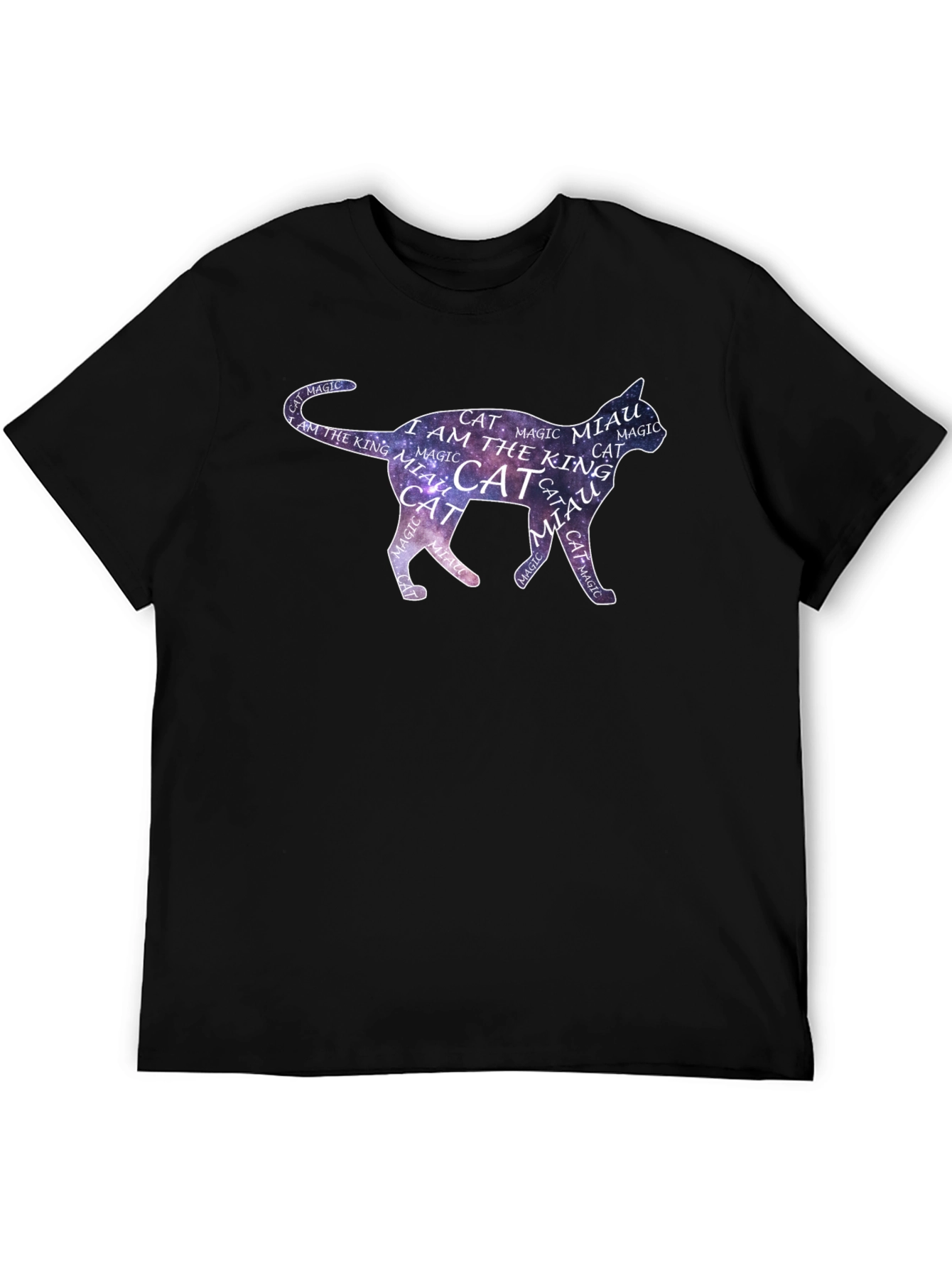 Cosmic Cat T-Shirt - Magical Feline Design