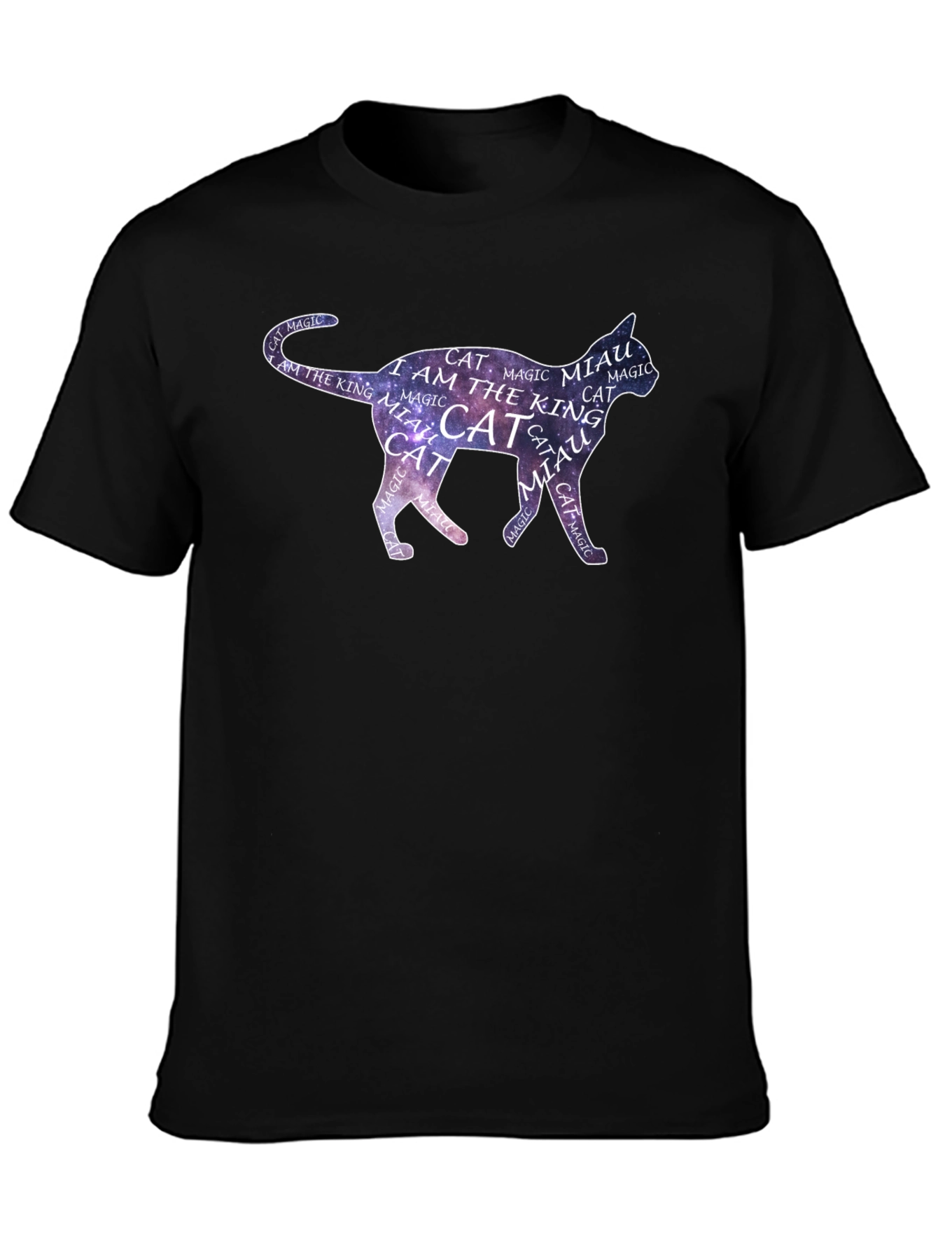 Cosmic Cat T-Shirt - Magical Feline Design