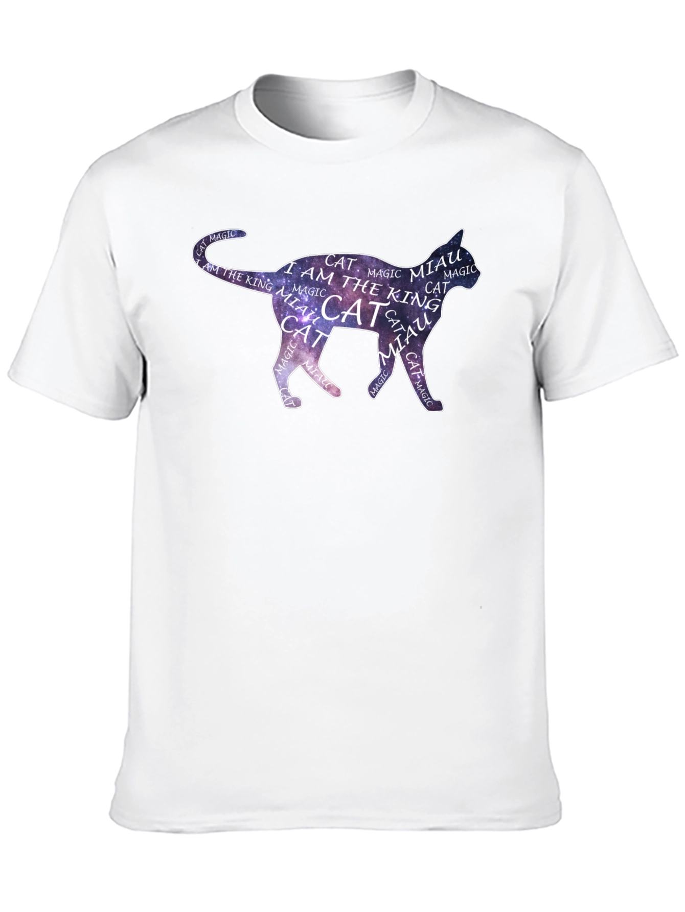 Cosmic Cat T-Shirt - Magical Feline Design