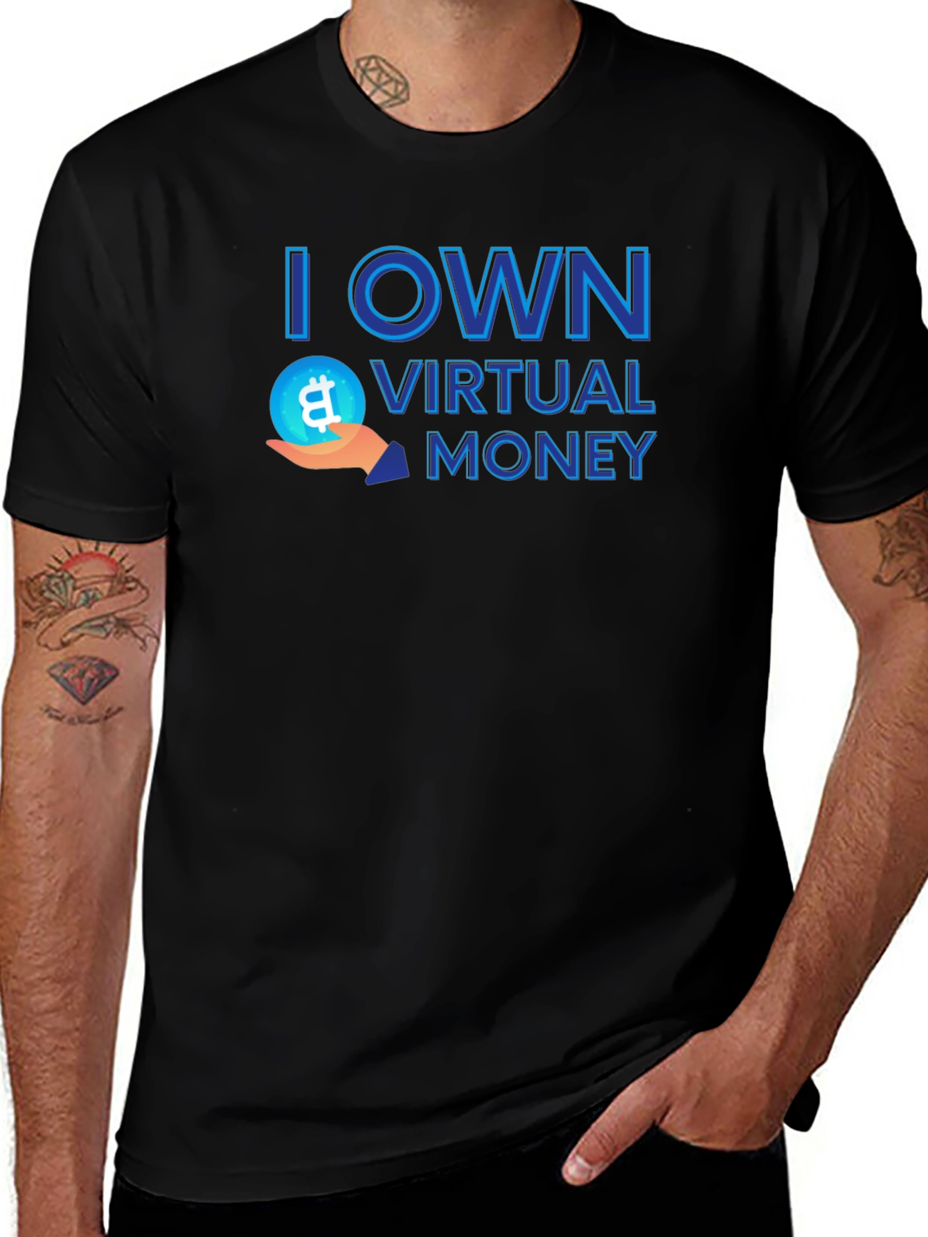 I Own Virtual Money Bitcoin T-Shirt