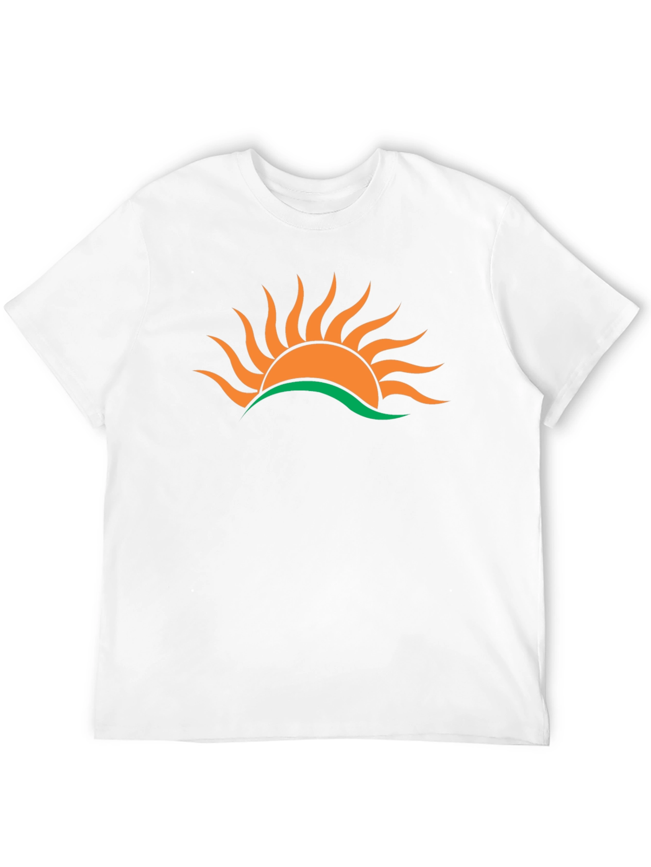 Sunrise Graphic Tee - Black Cotton Blend
