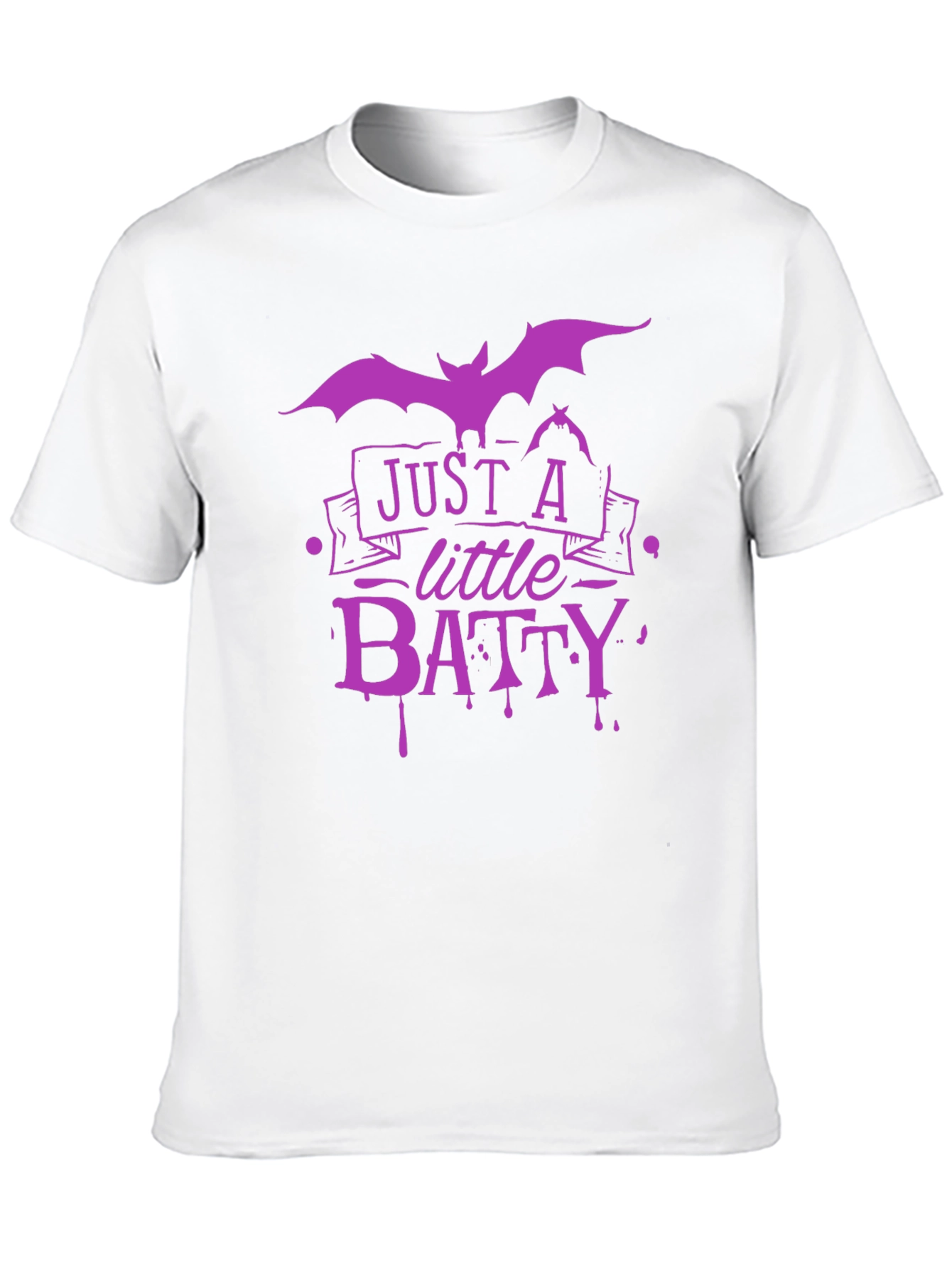 Just A Little Batty T-Shirt Halloween