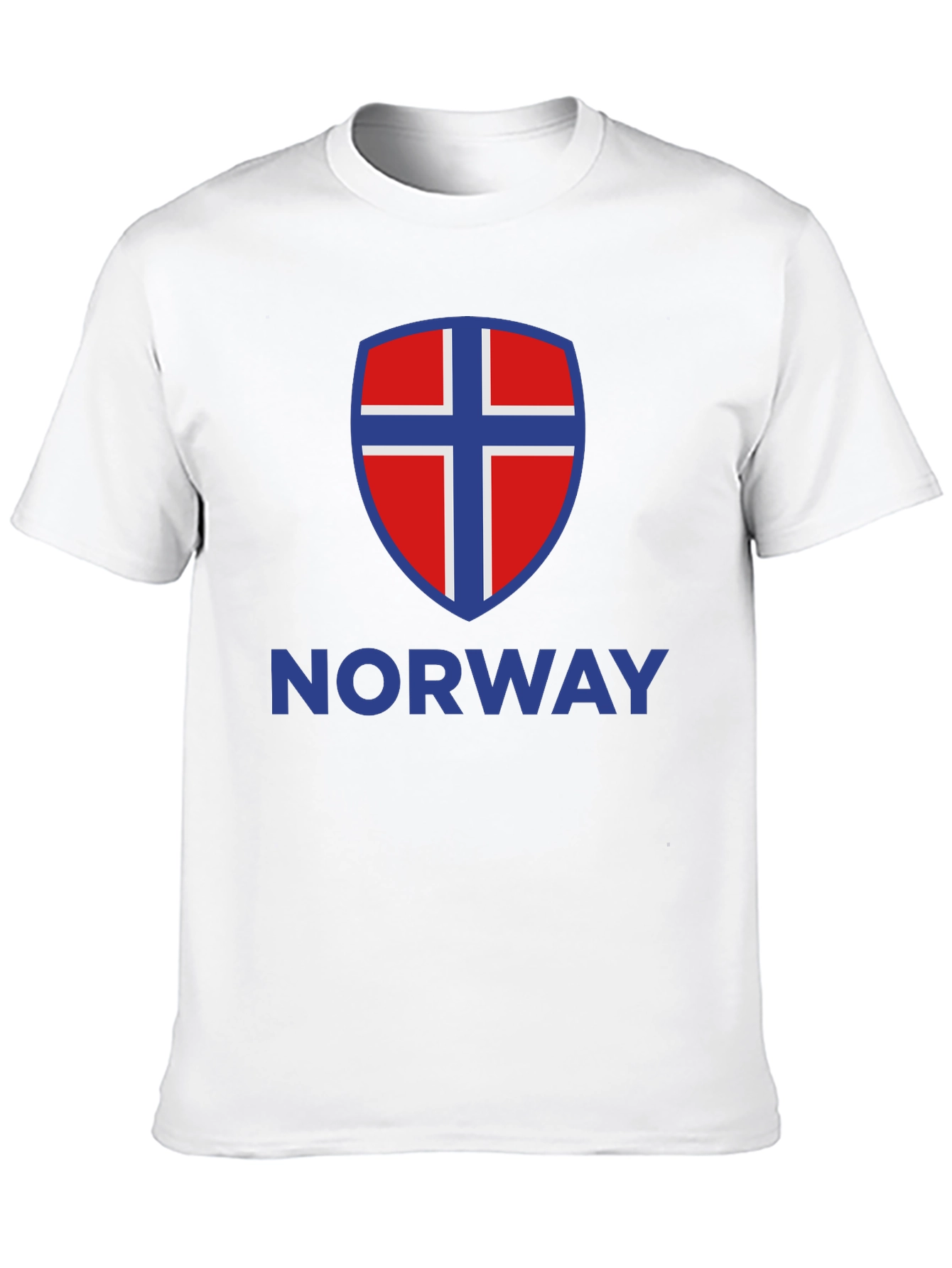 Norway Flag Shield T-Shirt - Patriotic Pride!