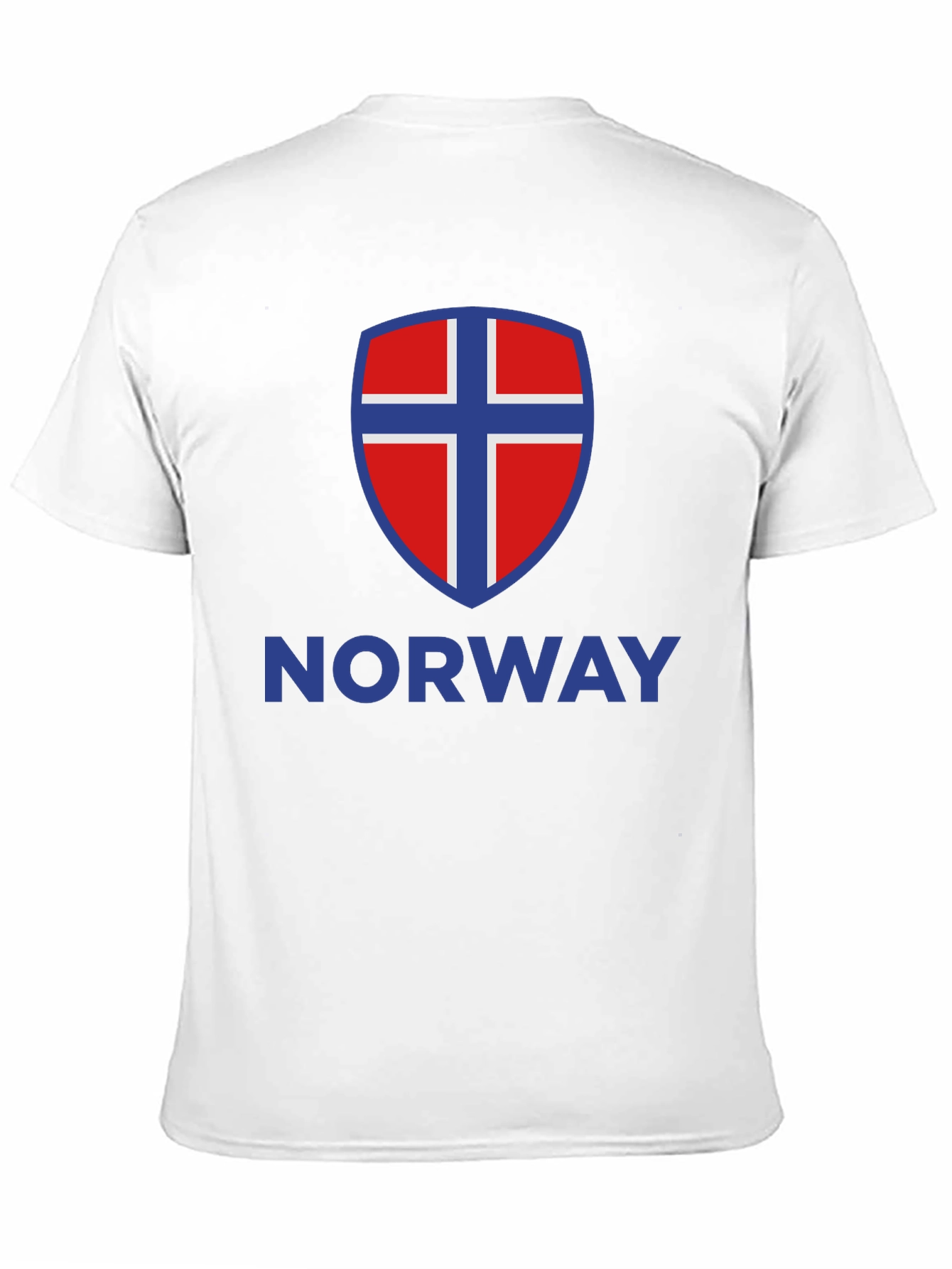Norway Flag Shield T-Shirt - Patriotic Pride!