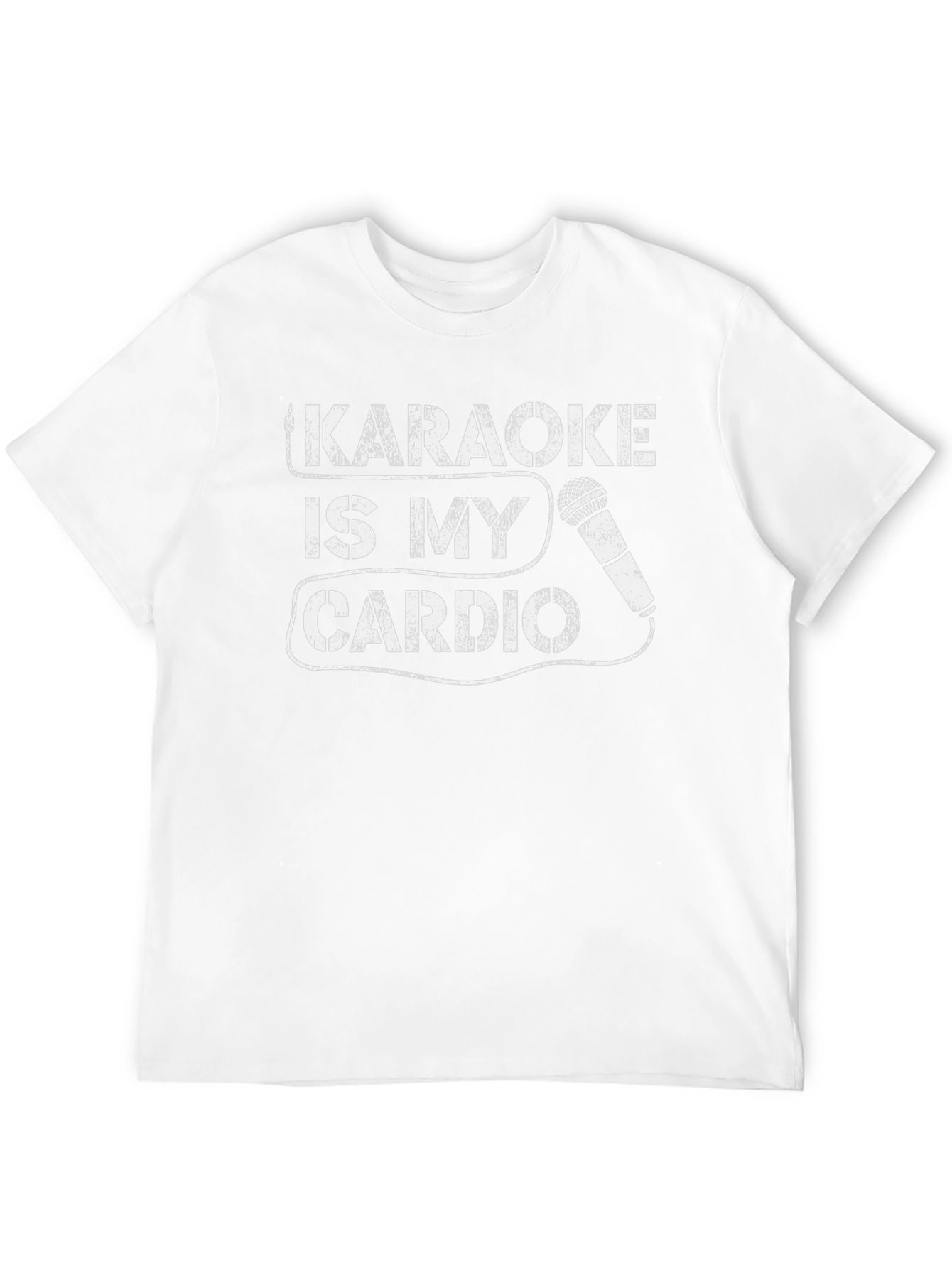 Karaoke Is My Cardio T-Shirt - Black