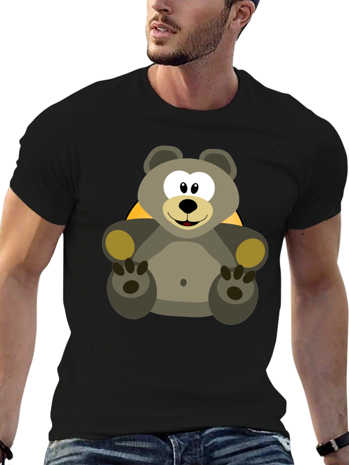 Cartoon Bear T-Shirt - Fun & Casual!