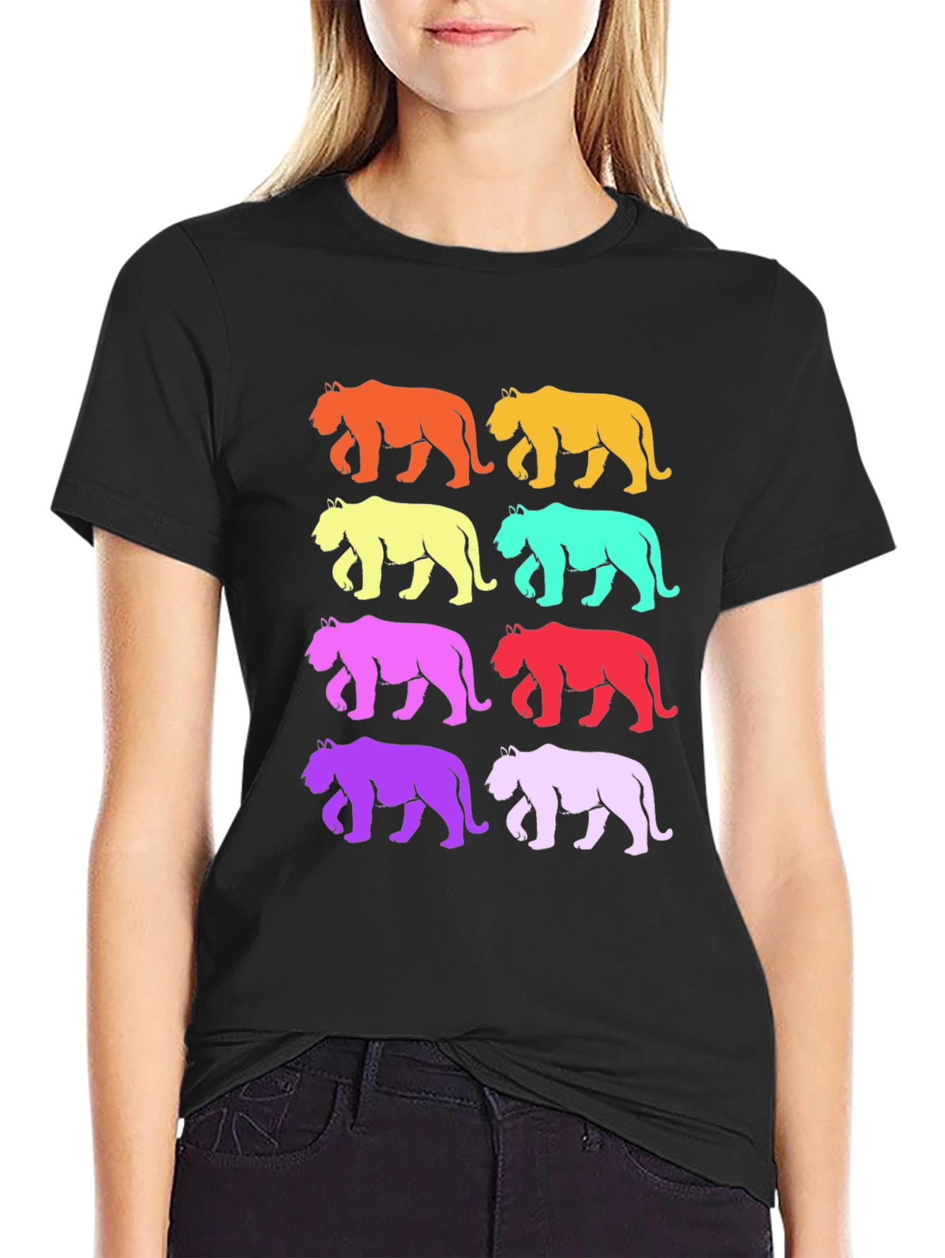 Retro Tiger Graphic T-Shirt