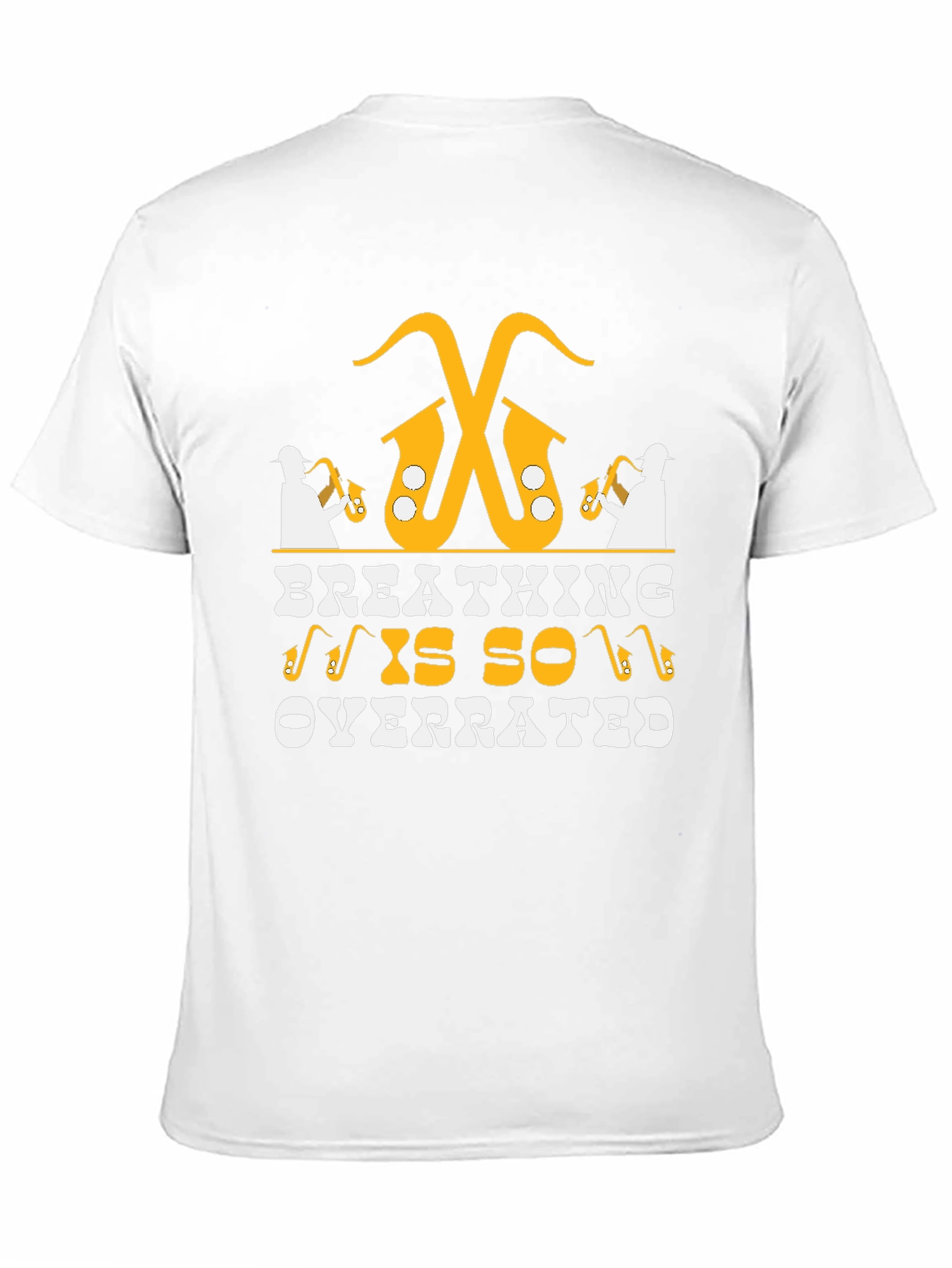 Breathing is Overrated Saxophone T-Shirt