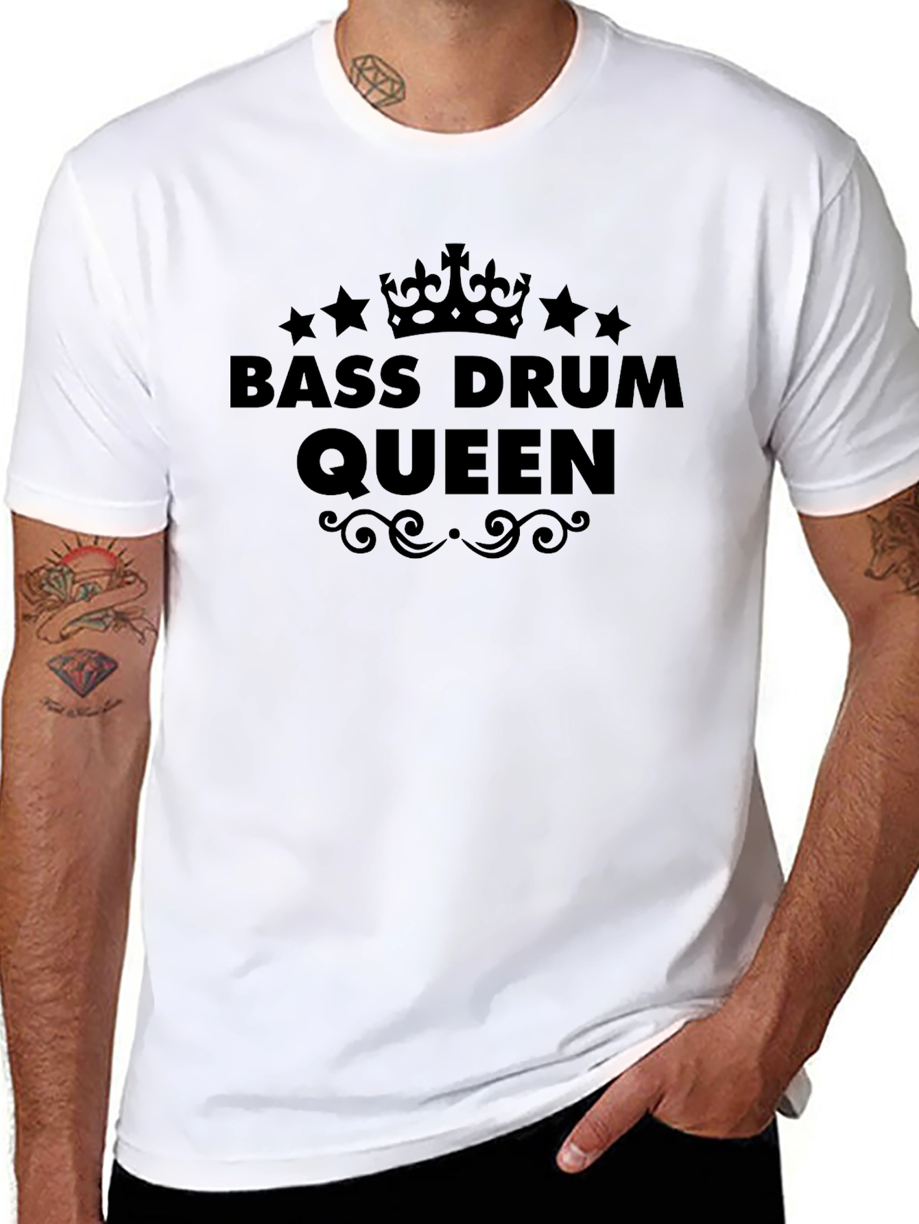 Bass Drum Queen Graphic T-Shirt