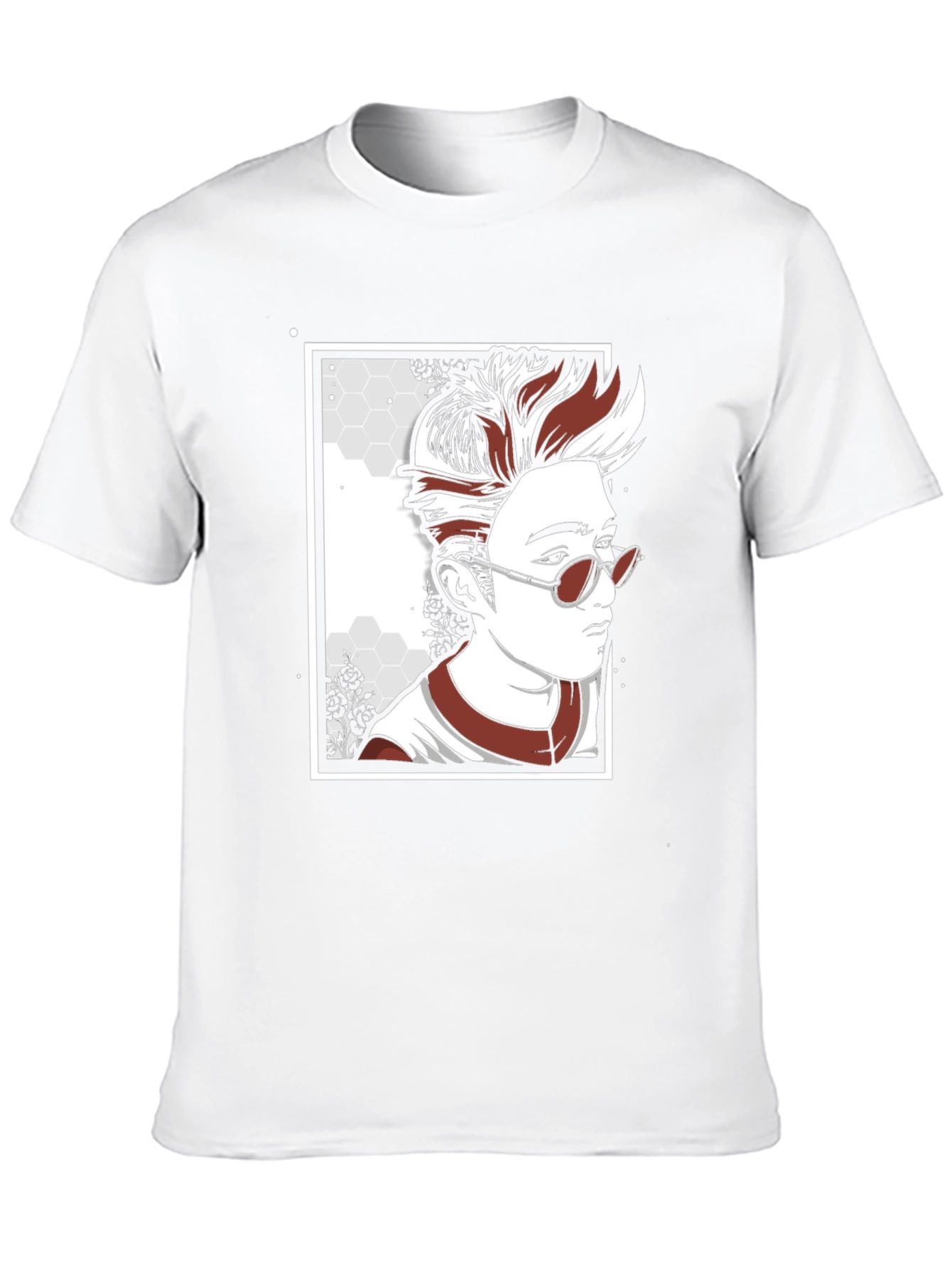 Cool Graphic T-Shirt with Illustrated Man