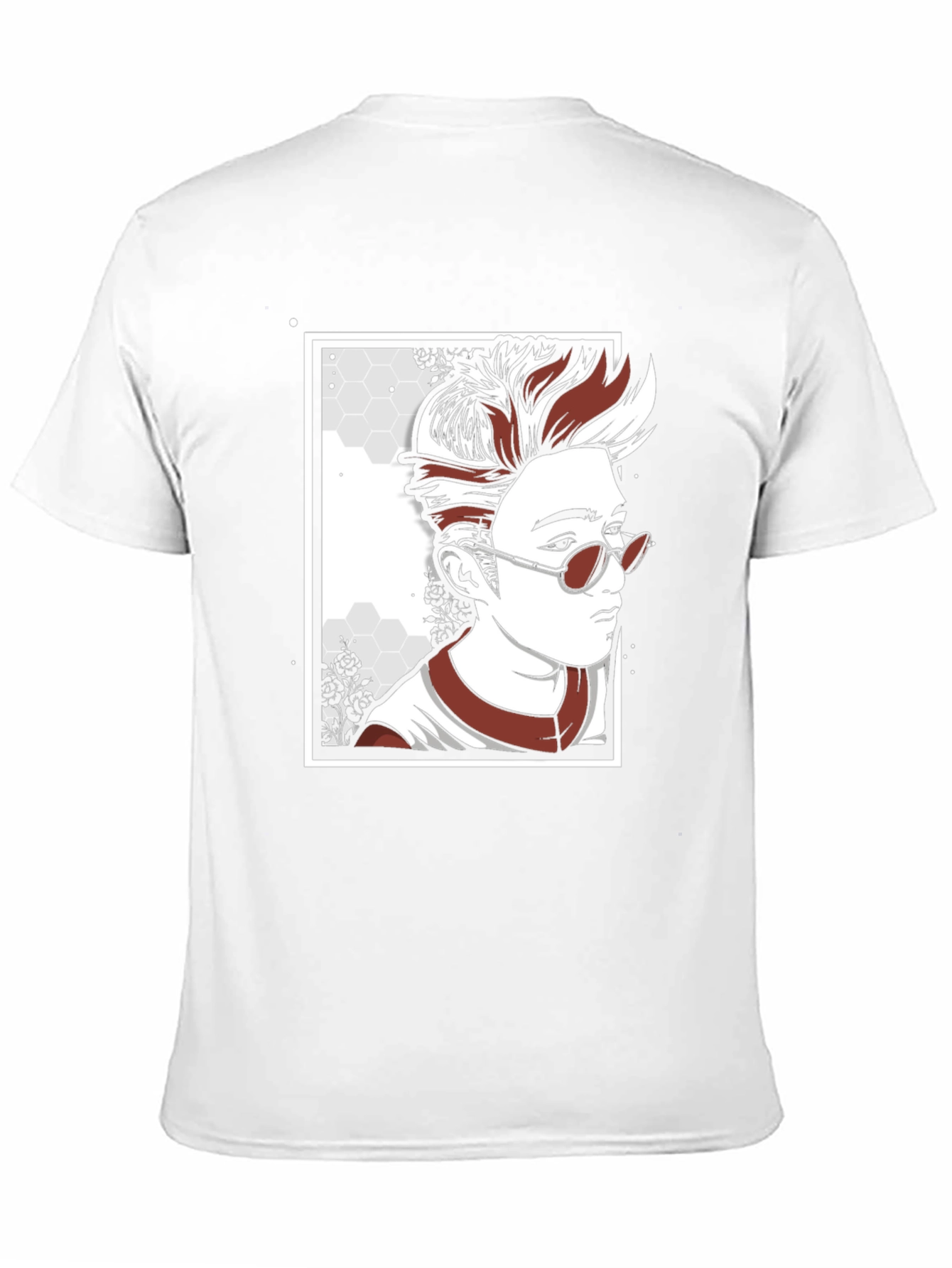 Cool Graphic T-Shirt with Illustrated Man